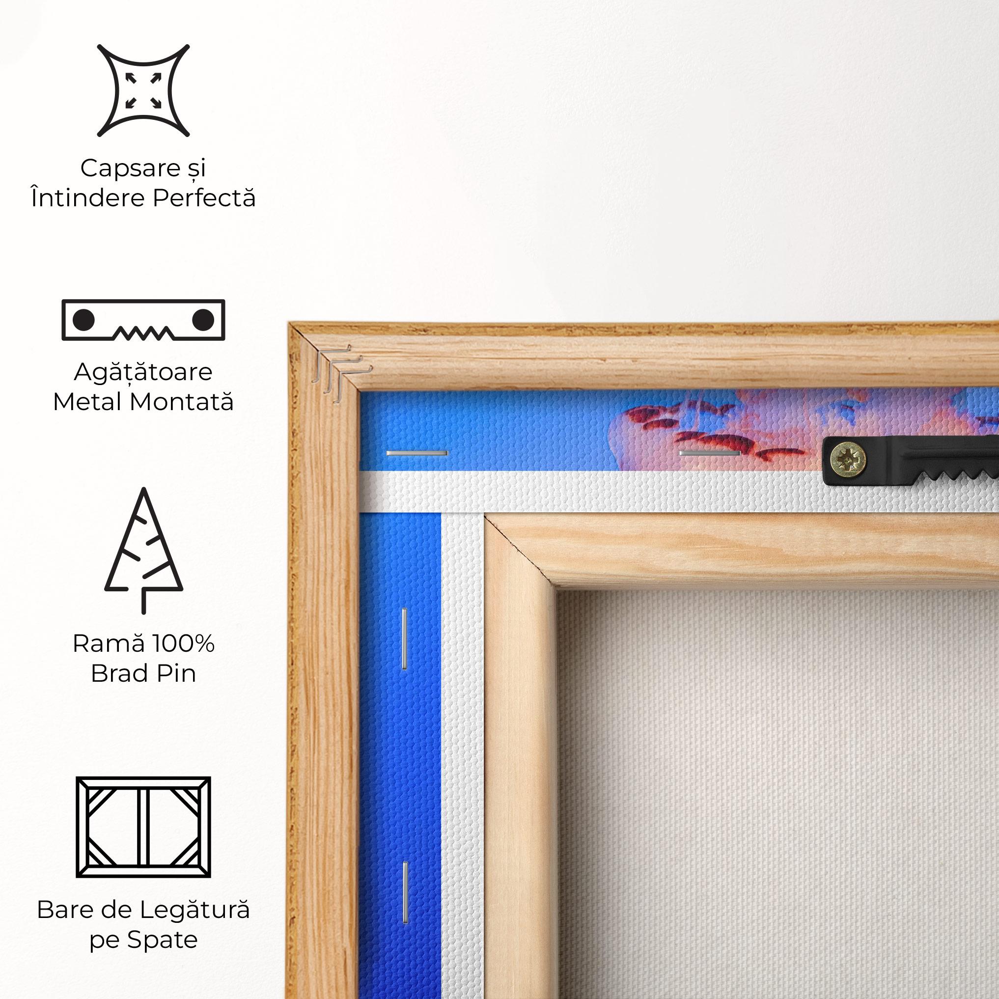 Tablou Canvas Pretty White Jellyfish mockup 5