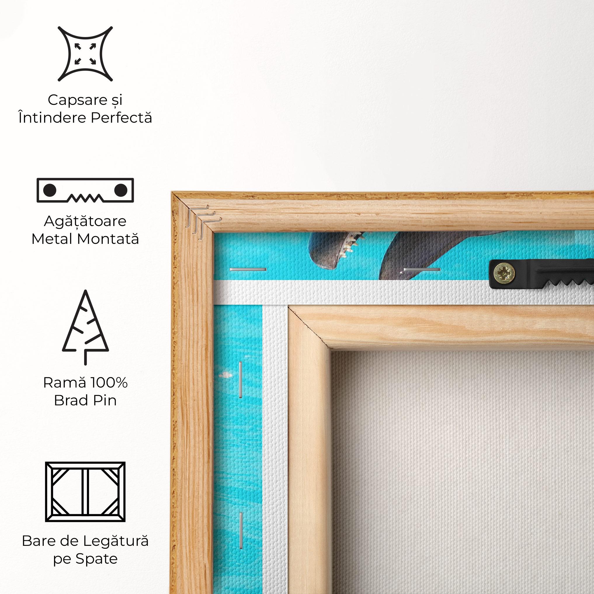 Tablou Canvas Trained Dolphin mockup 5