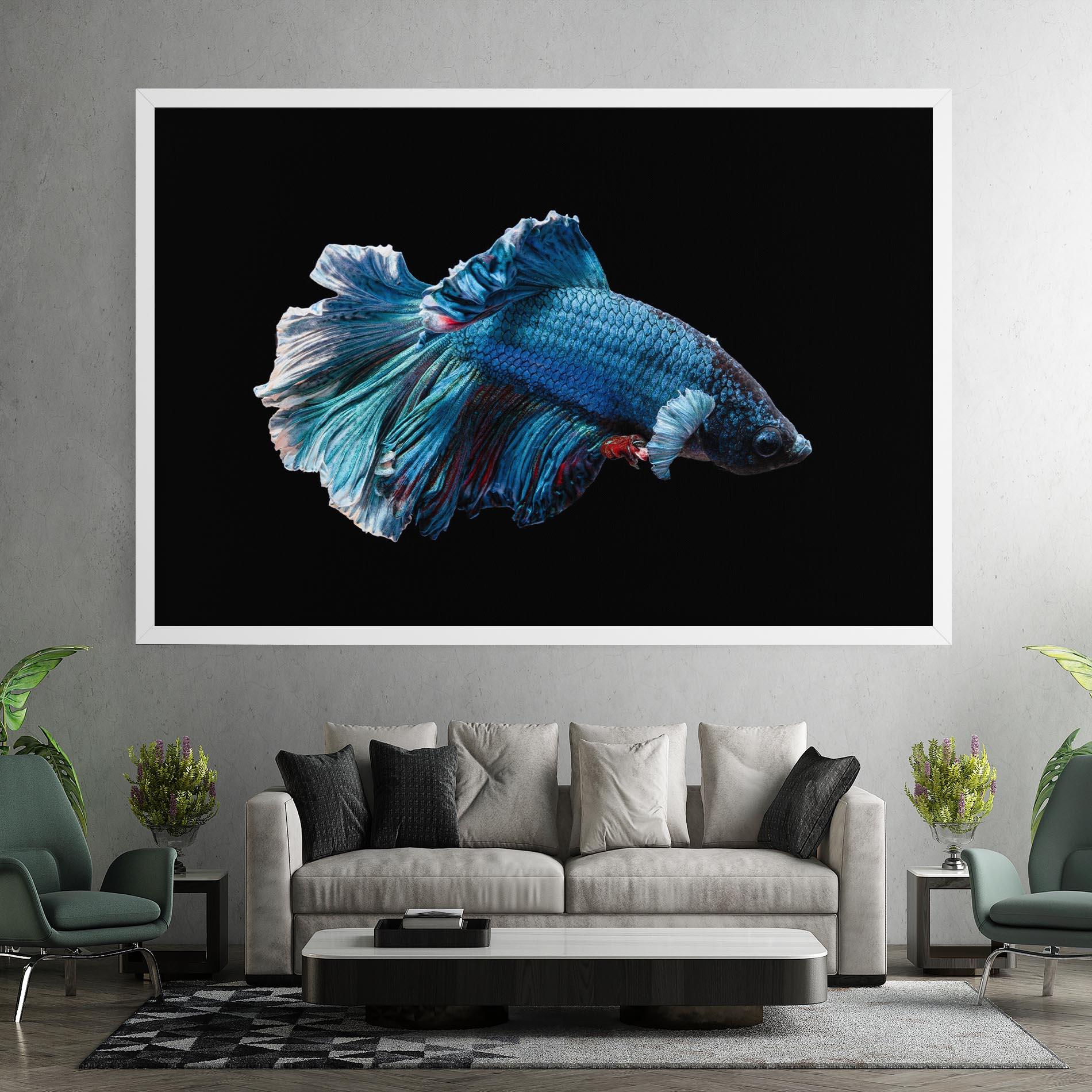 Tablou Canvas Blue Betta mockup 7