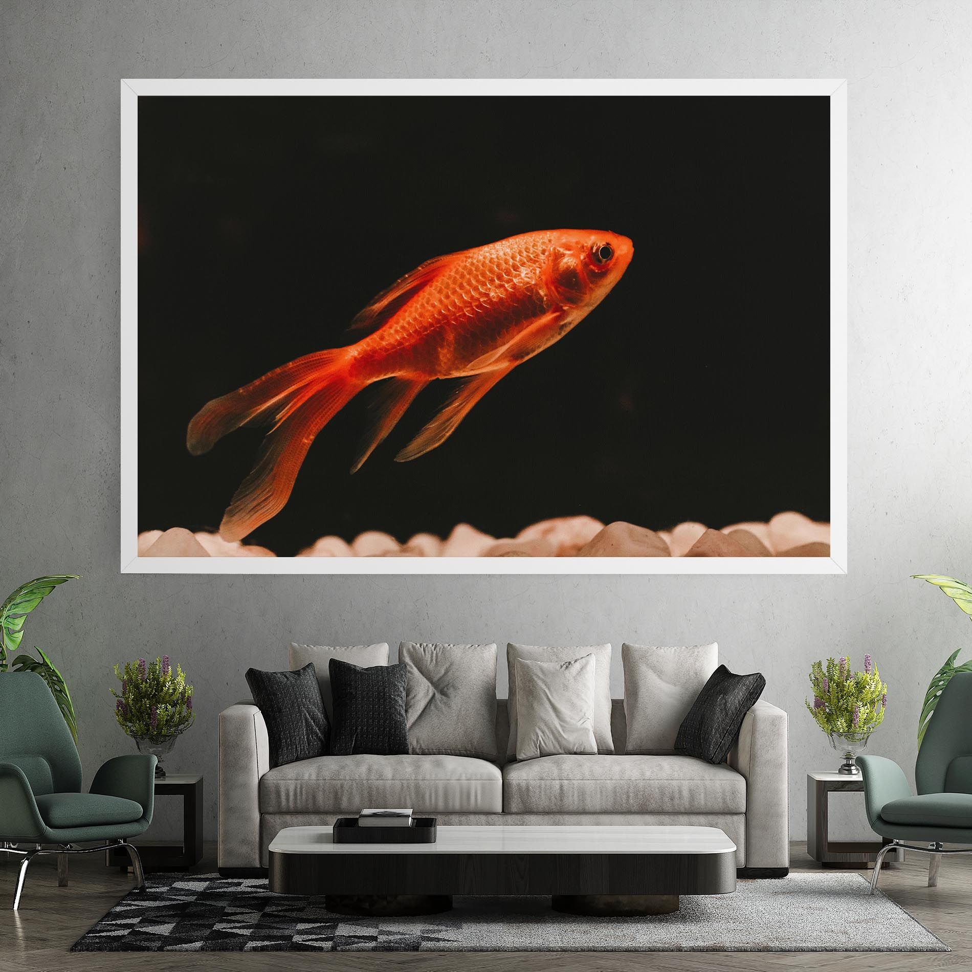 Small Orange Fish mockup 7