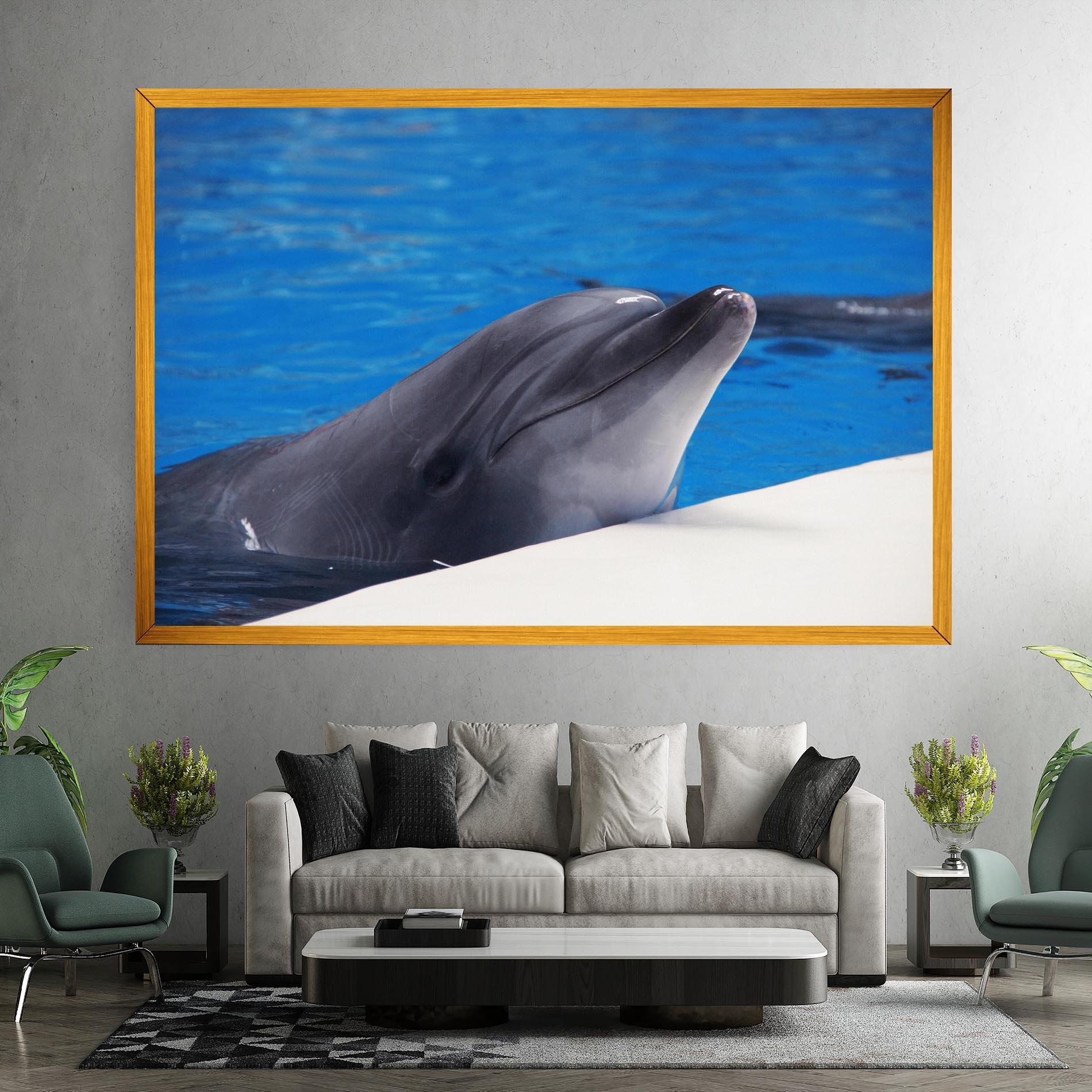 Tablou Canvas Cute Dolphin mockup 7