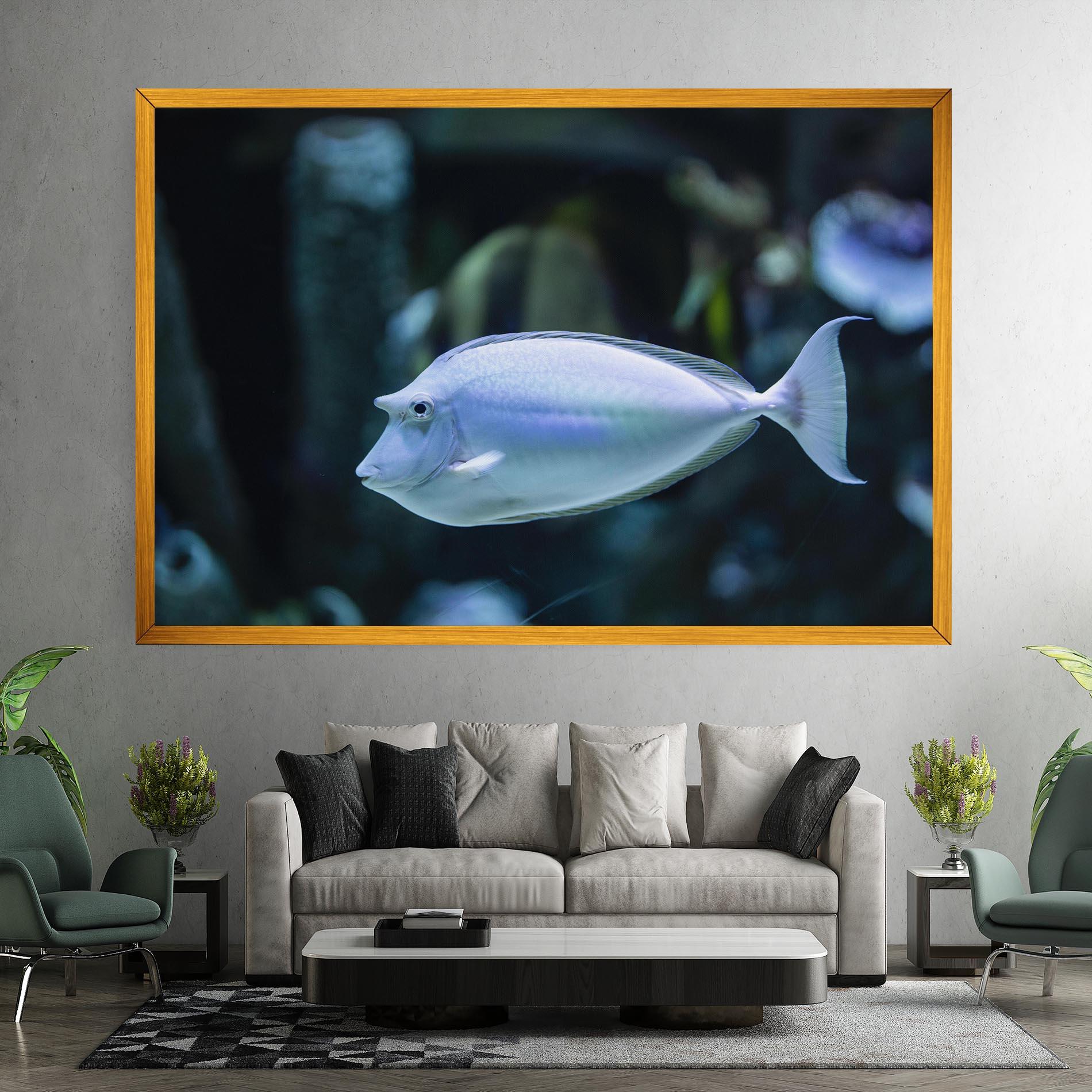 Tablou Canvas Funny Face Fish mockup 7