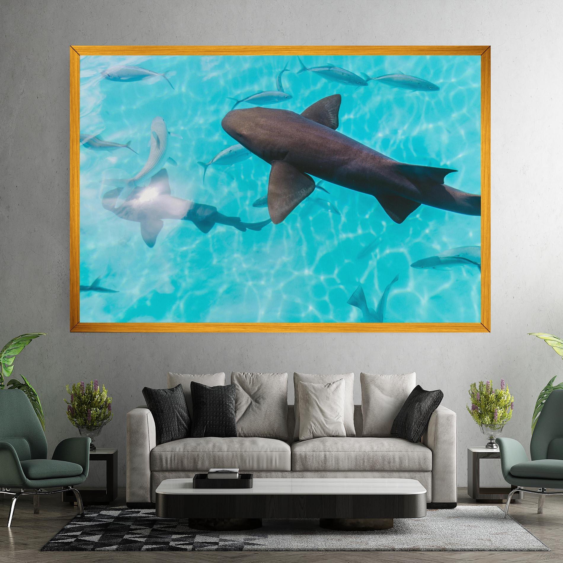 Tablou Canvas Pretty Shark mockup 7