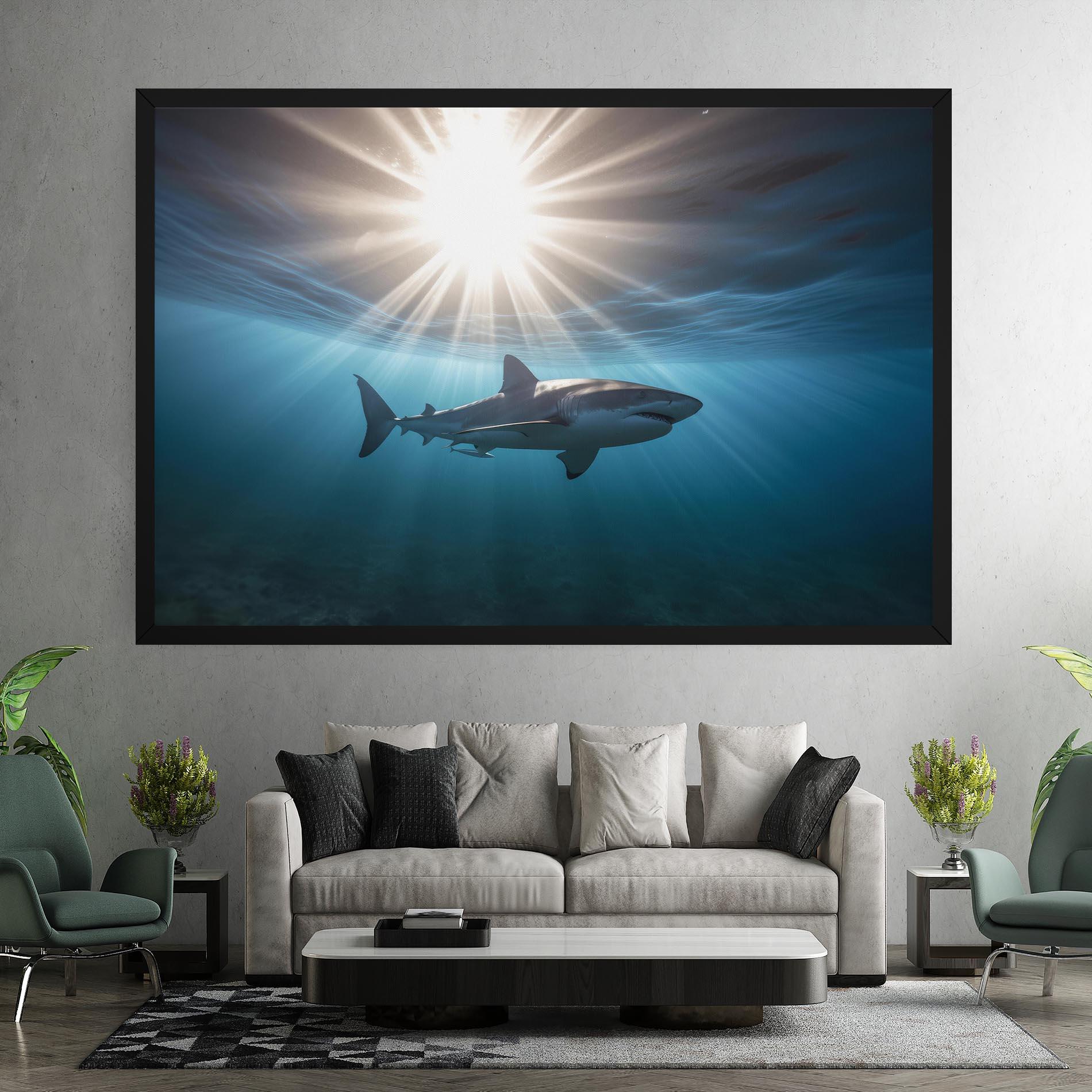 Tablou Canvas Big Shark mockup 7