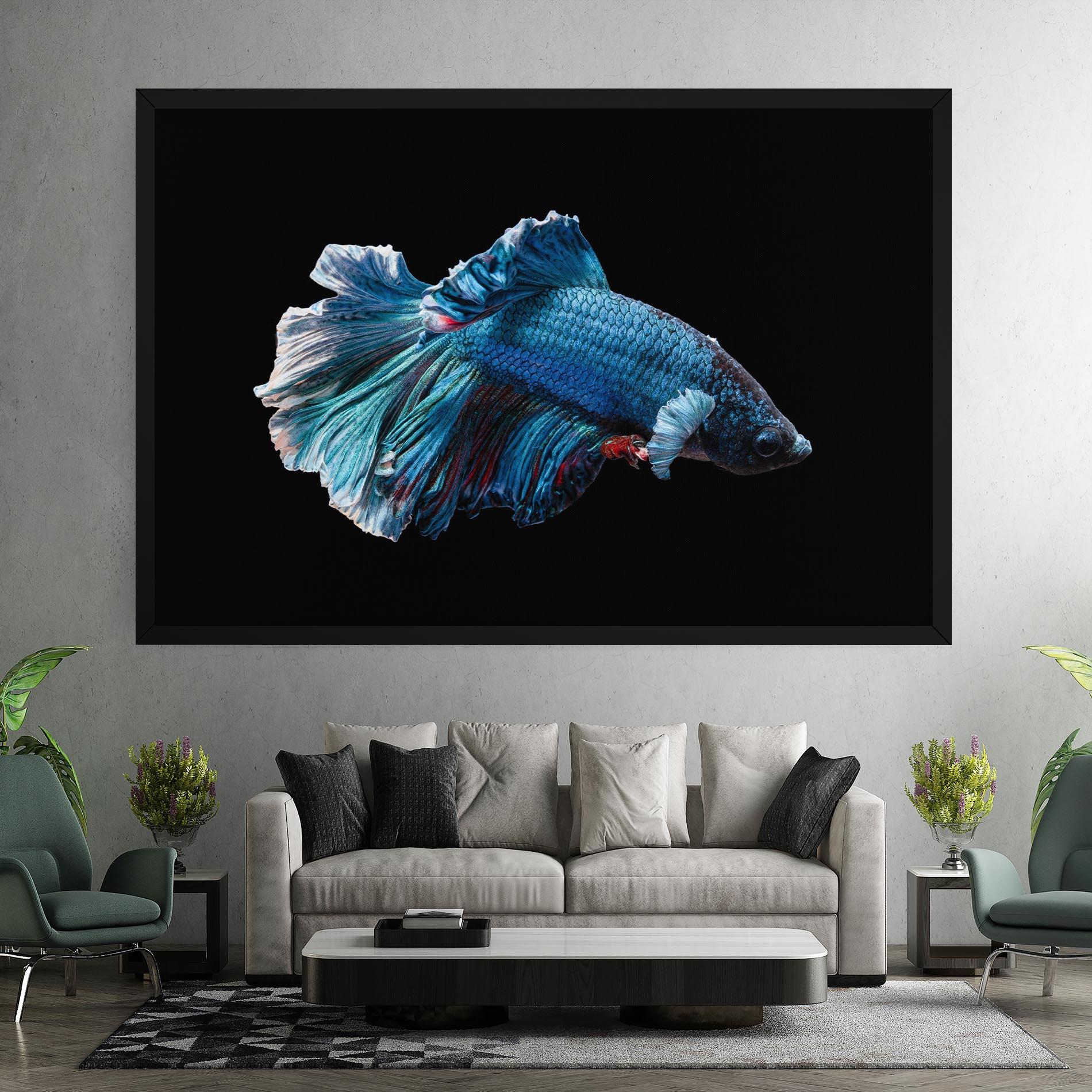 Tablou Canvas Blue Betta mockup 7