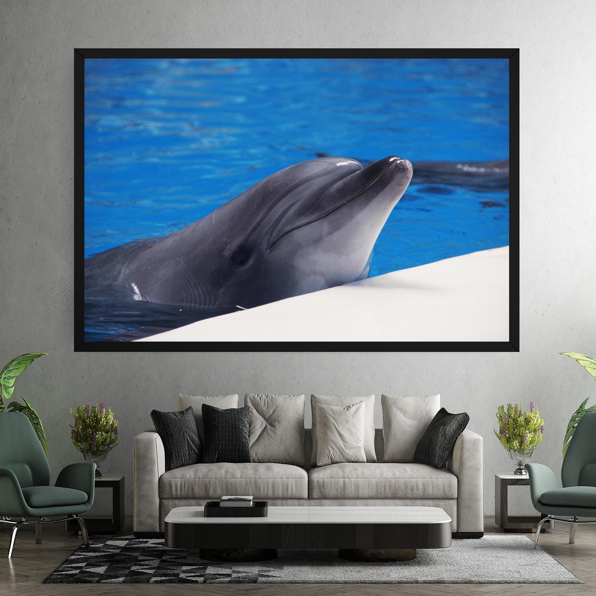 Tablou Canvas Cute Dolphin mockup 7