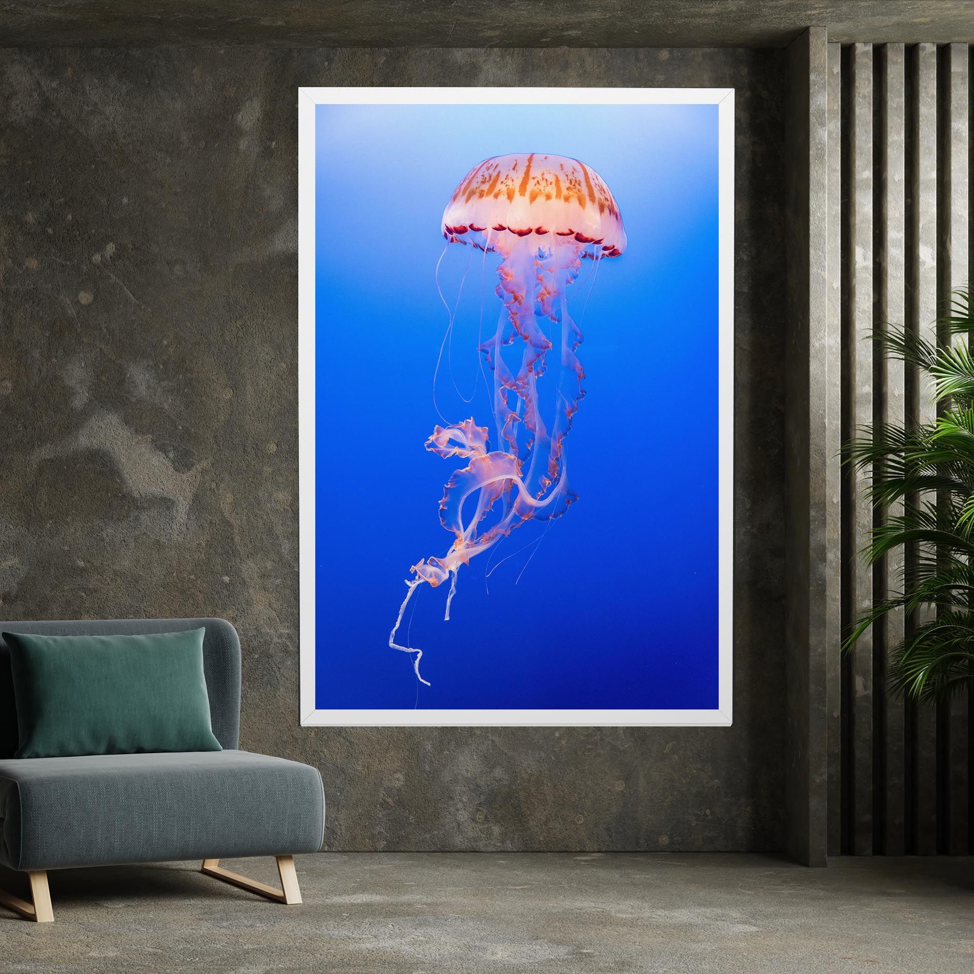 Pretty White Jellyfish mockup 7