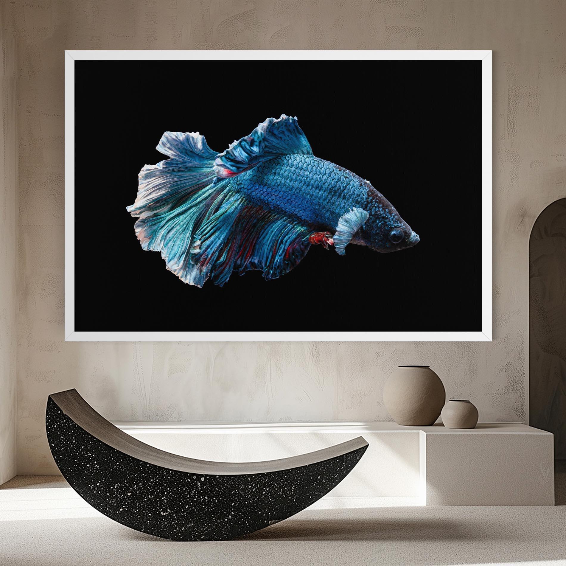 Tablou Canvas Blue Betta mockup 8