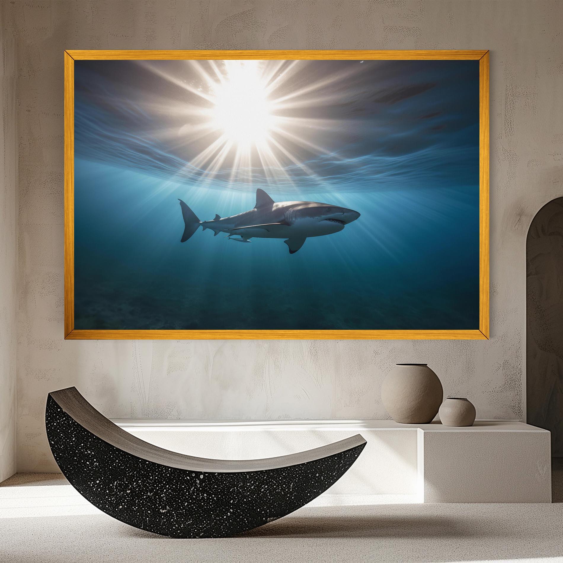 Tablou Canvas Big Shark mockup 8