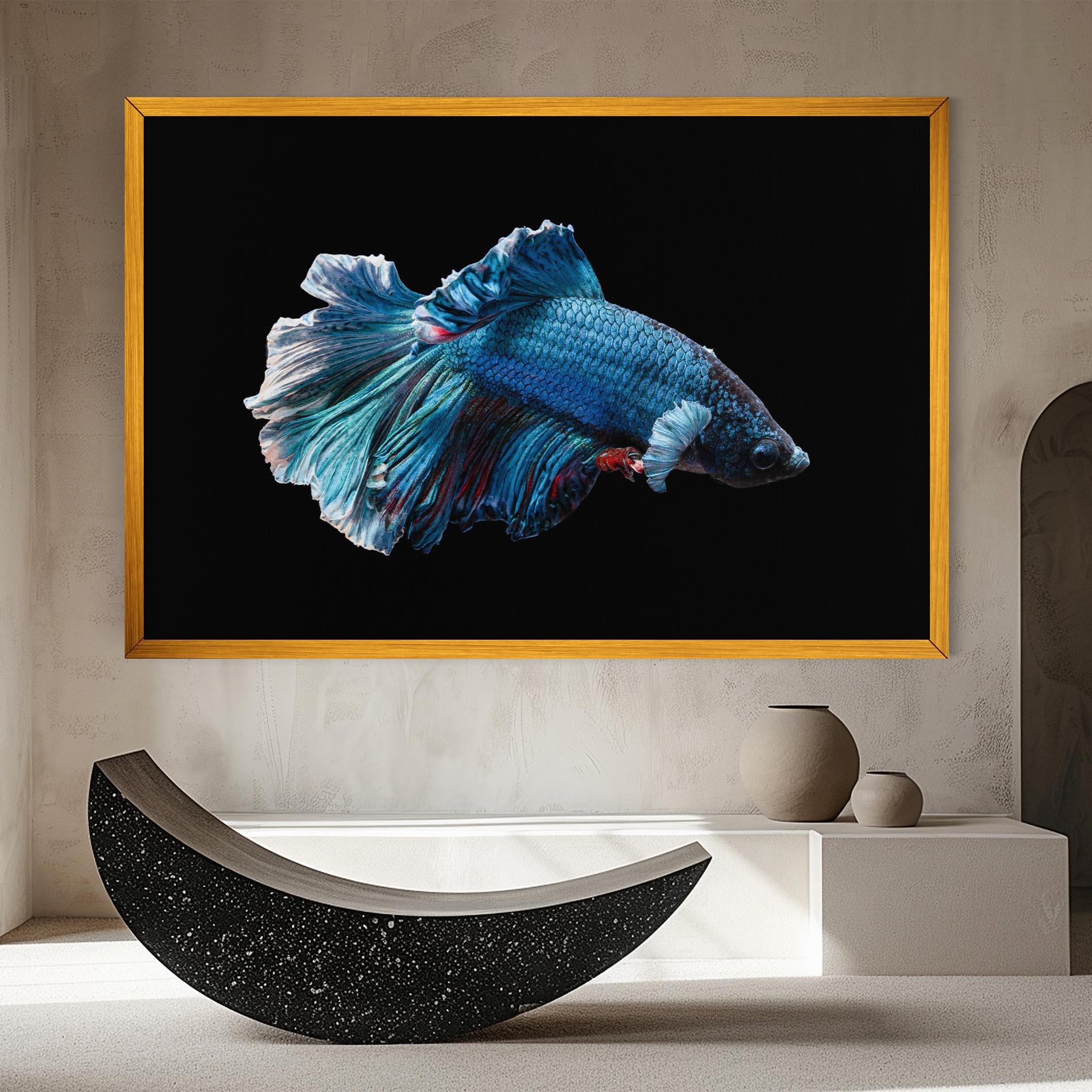 Tablou Canvas Blue Betta mockup 8