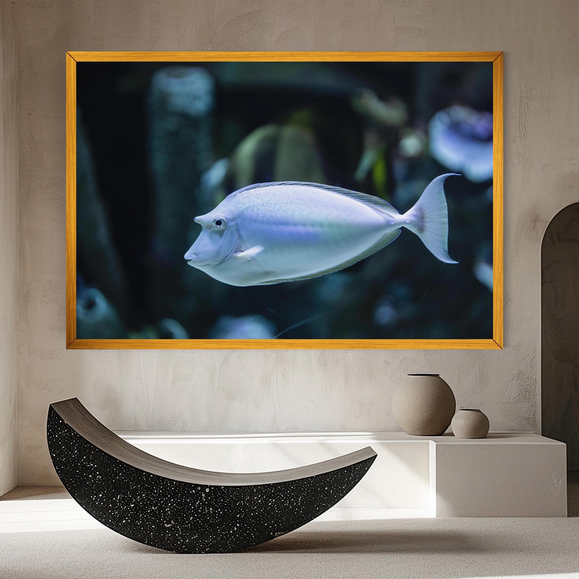 Tablou Canvas Funny Face Fish mockup 8