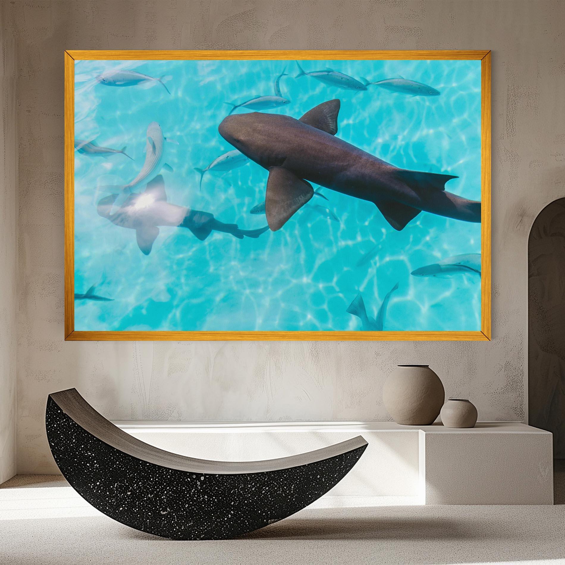 Tablou Canvas Pretty Shark mockup 8
