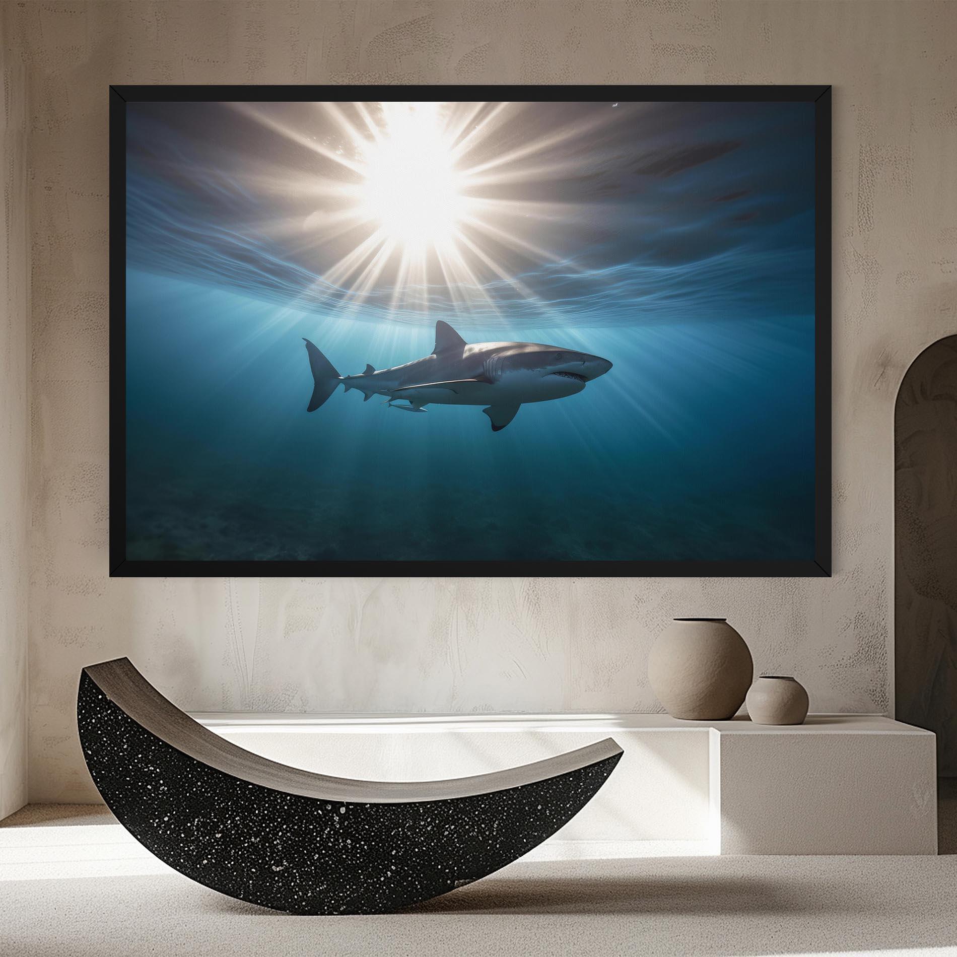 Tablou Canvas Big Shark mockup 8