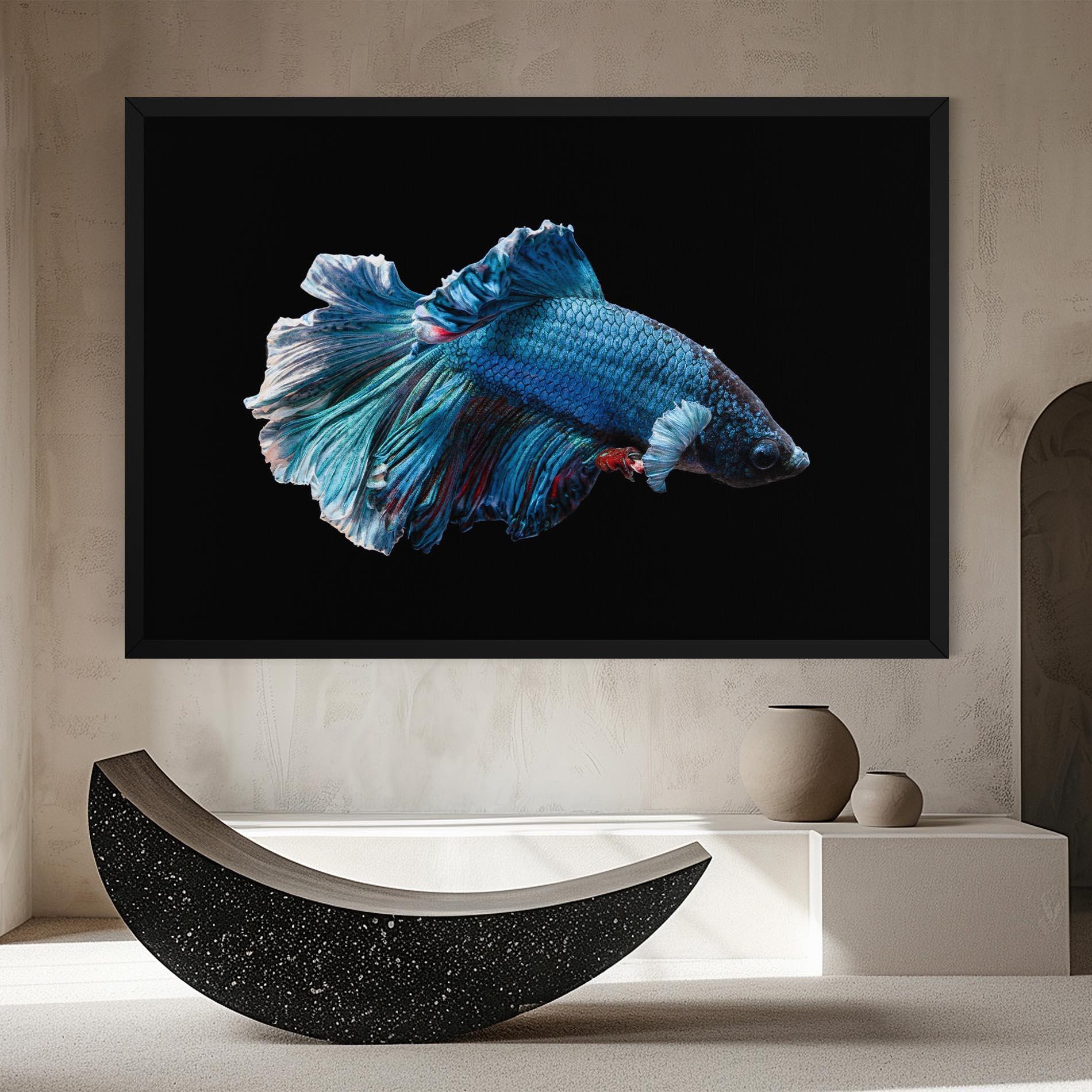 Tablou Canvas Blue Betta mockup 8