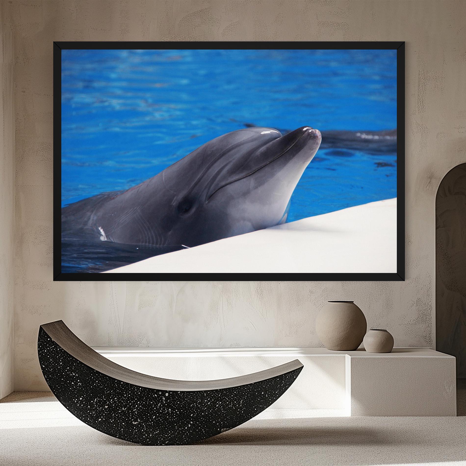 Tablou Canvas Cute Dolphin mockup 8