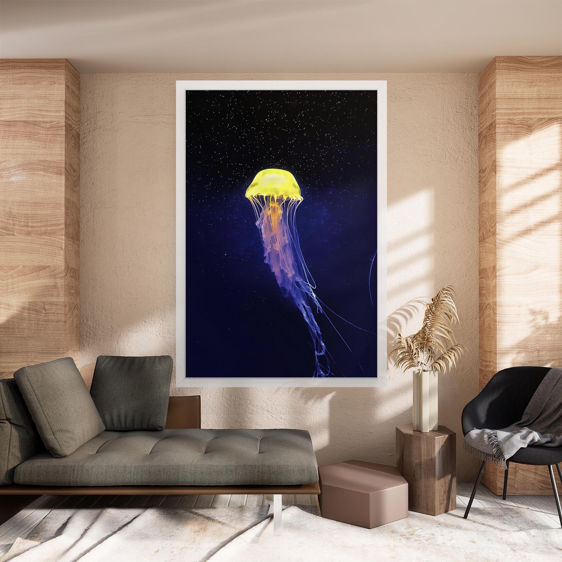 Tablou Canvas Purple Jellyfish mockup 8