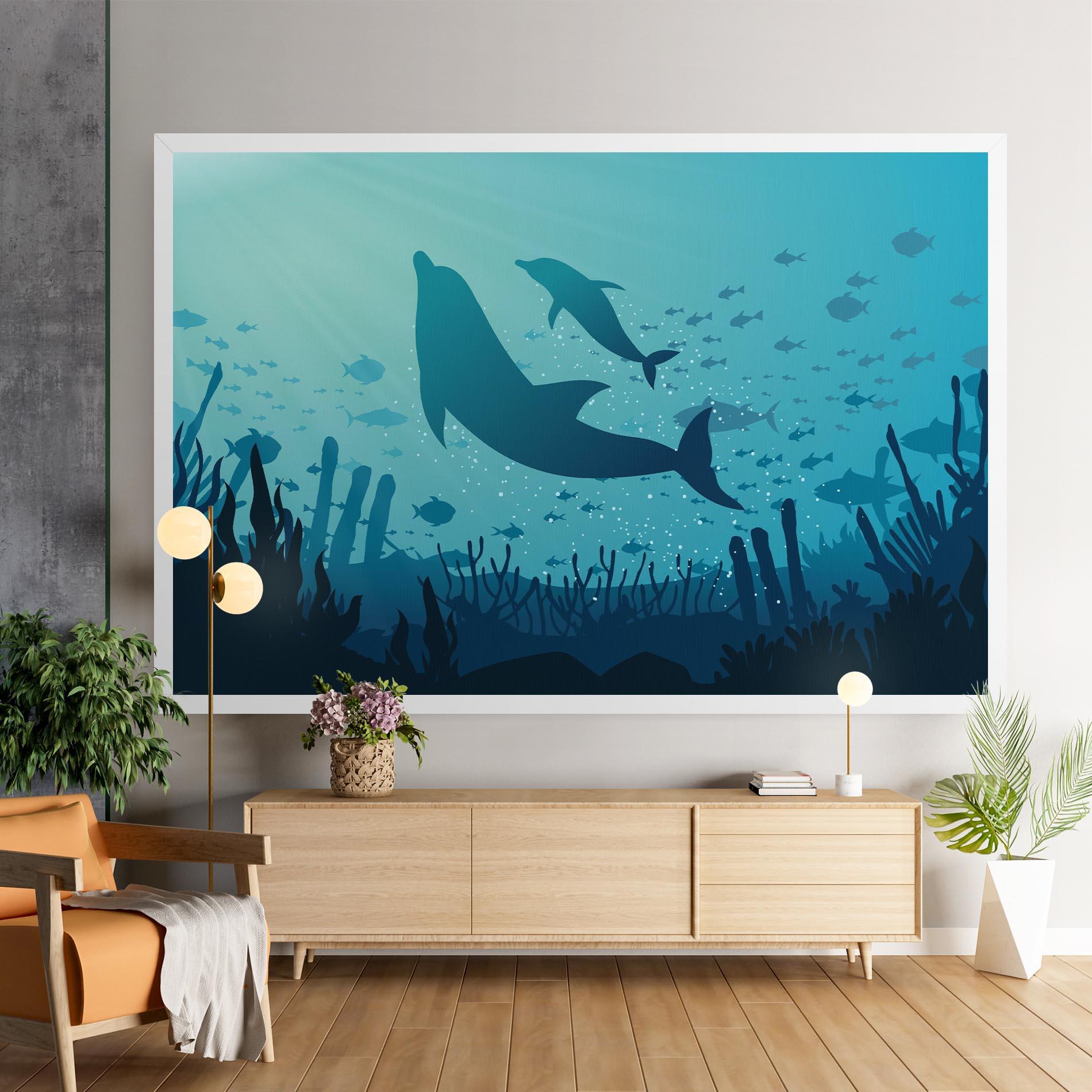 Tablou Canvas Blue Ocean mockup 9