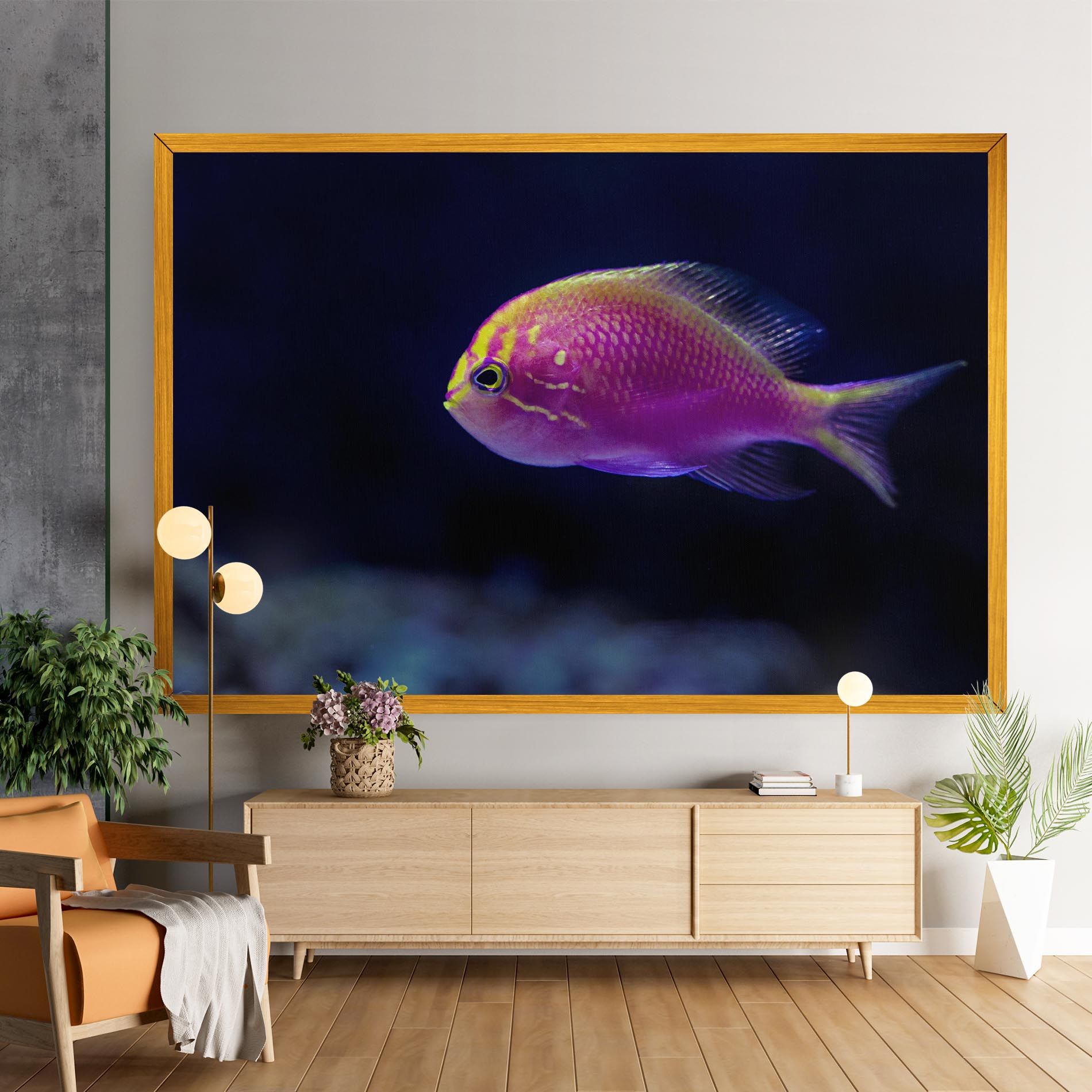 Angry Pink Fish mockup 9