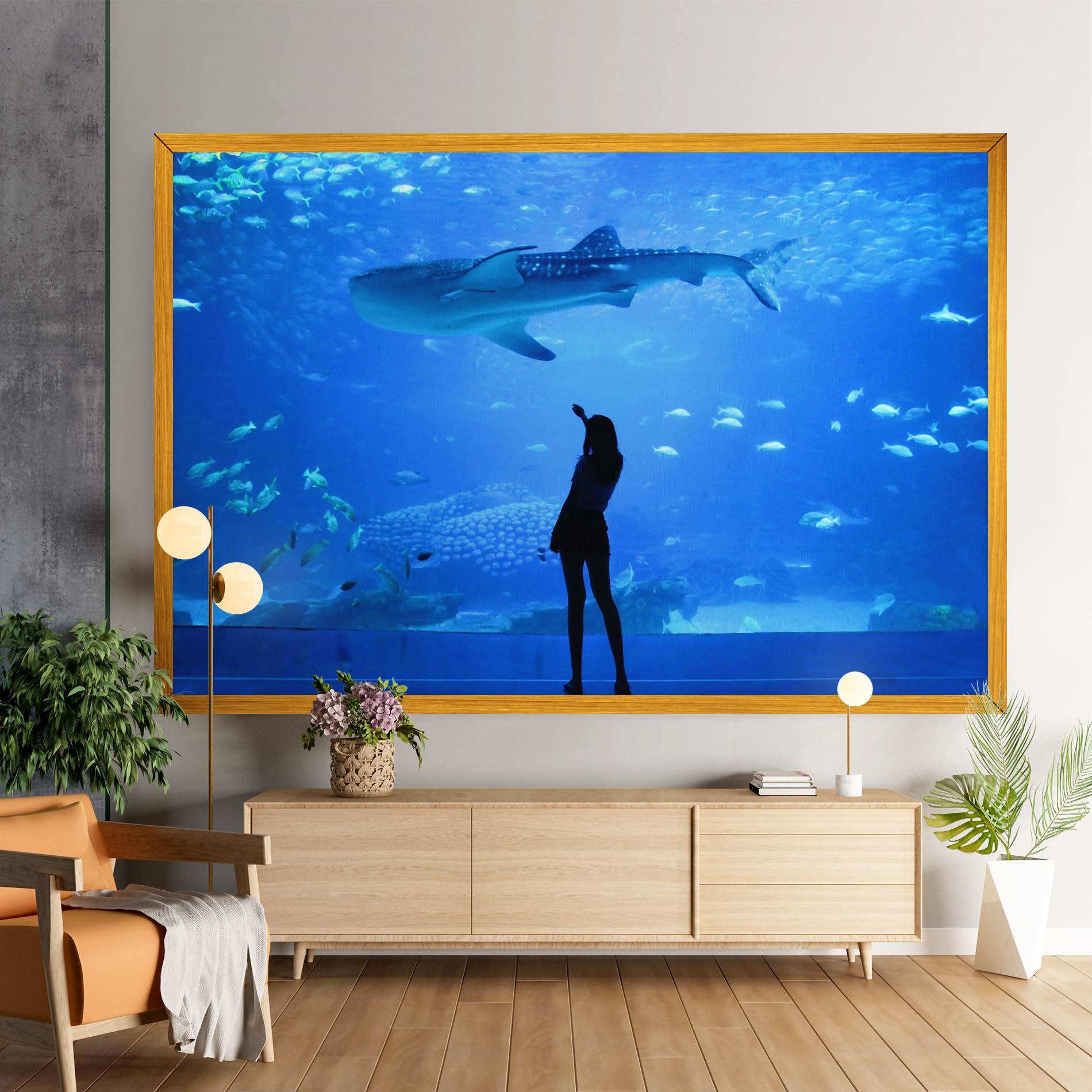 Aquarium Girl mockup 9