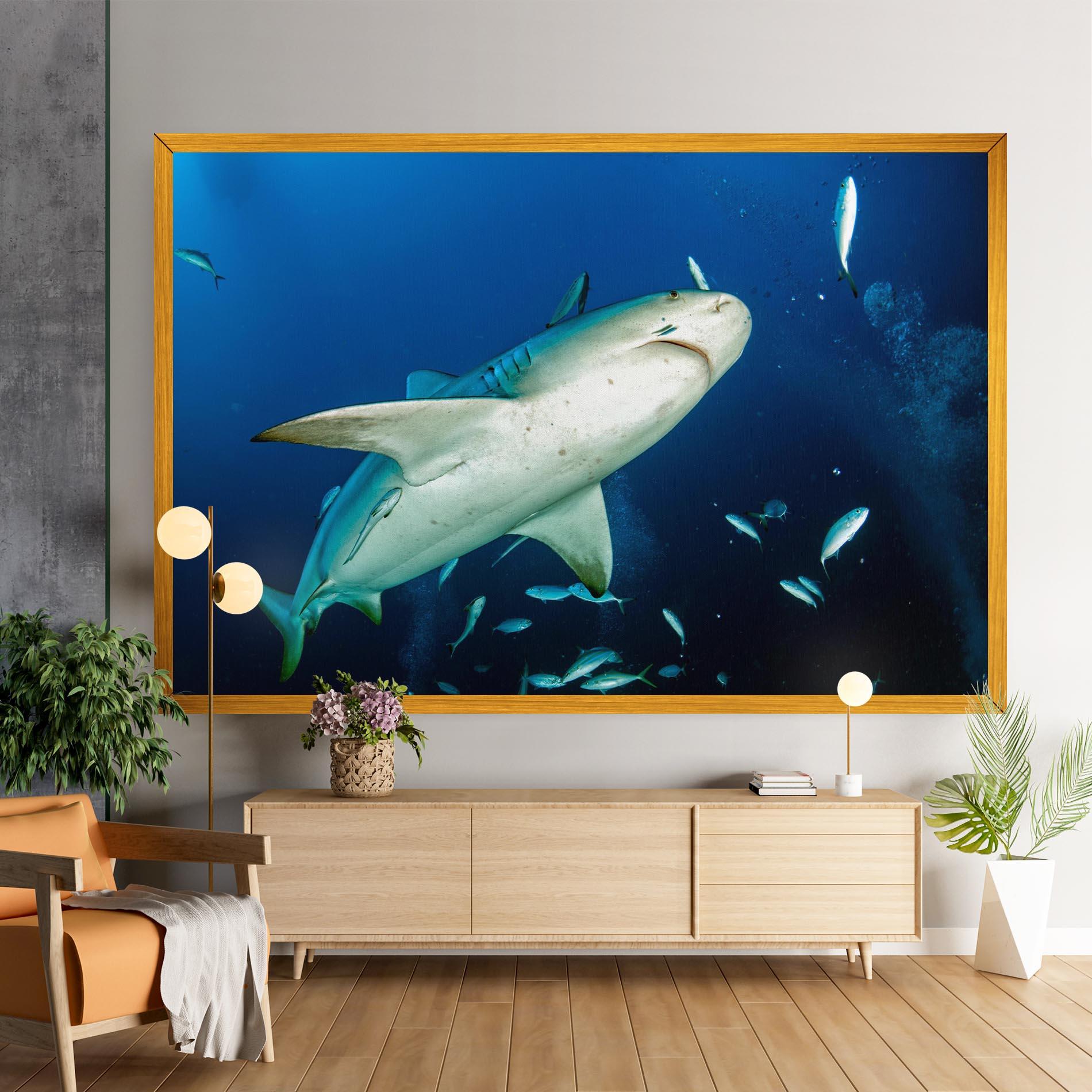 Tablou Canvas Bull Shark mockup 9