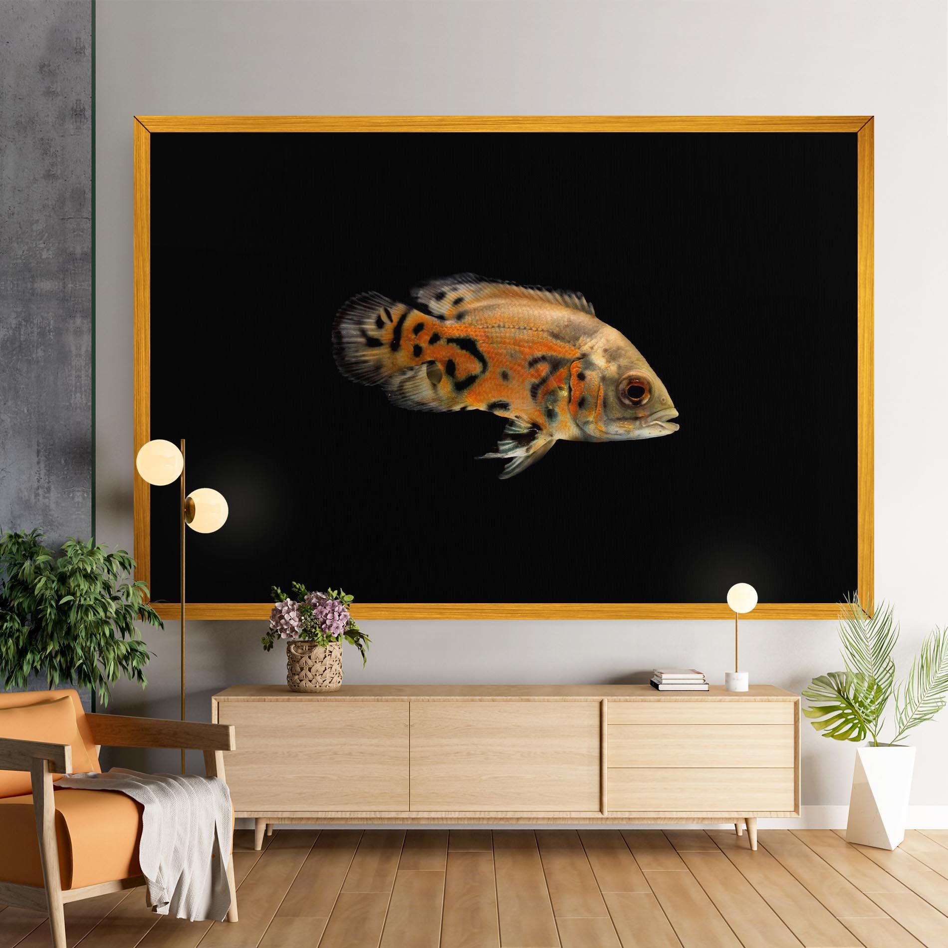 Cute Brown Fish mockup 9