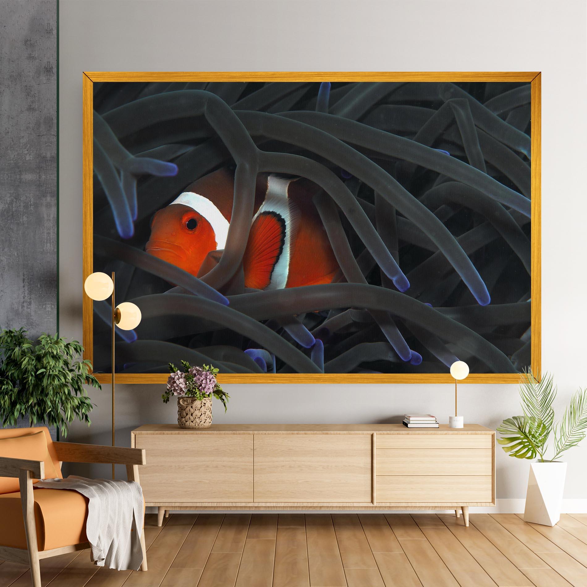 Tablou Canvas Nemo Hiding mockup 9