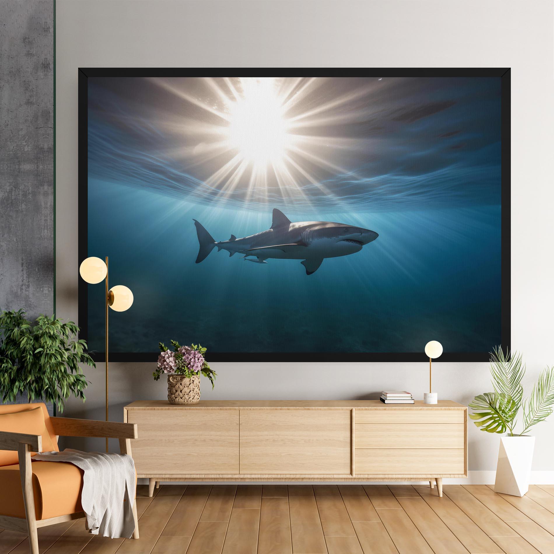 Tablou Canvas Big Shark mockup 9