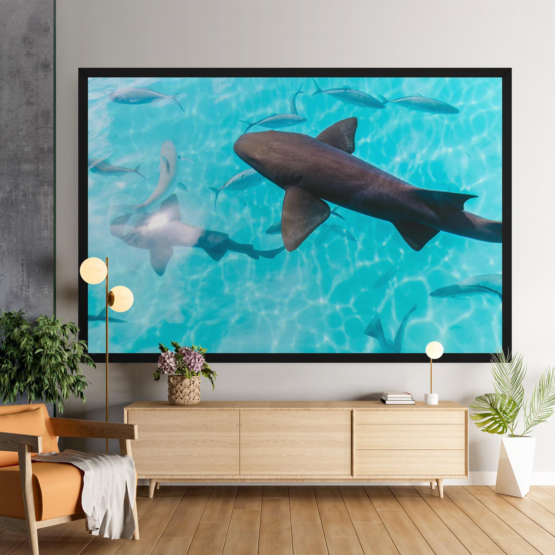 Tablou Canvas Pretty Shark mockup 9