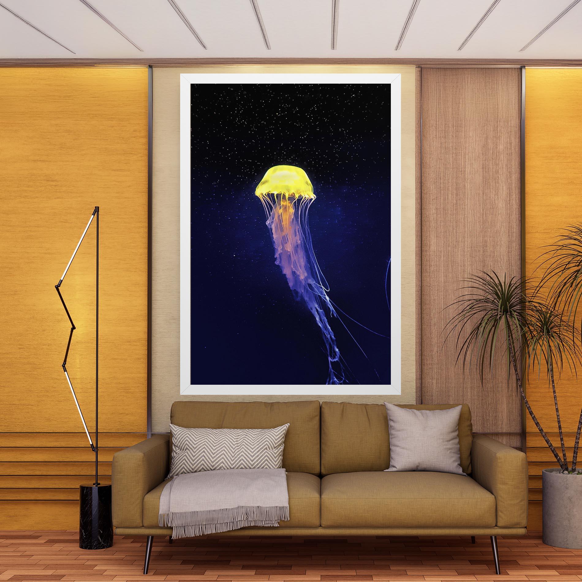 Tablou Canvas Purple Jellyfish mockup 9