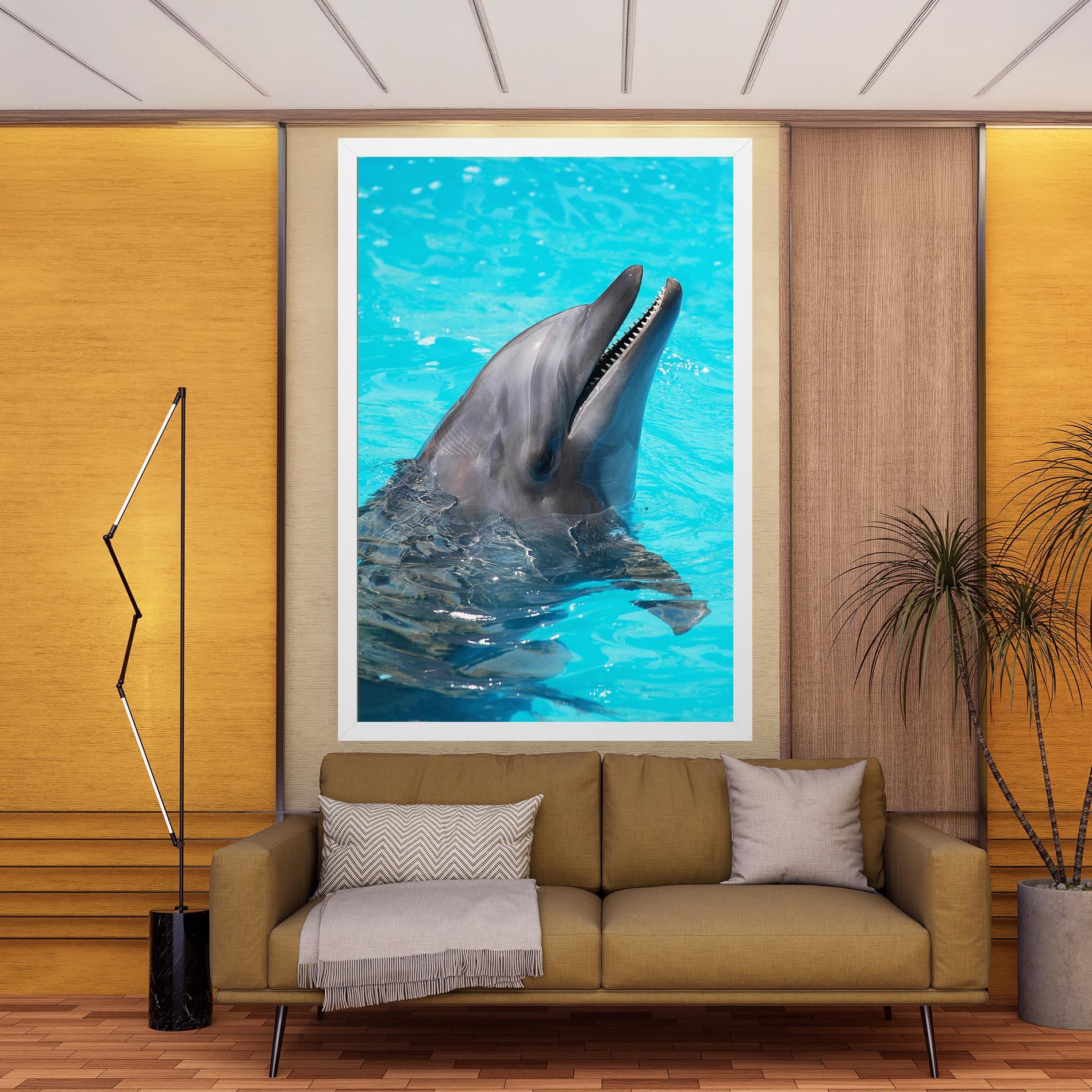 Tablou Canvas Trained Dolphin mockup 9