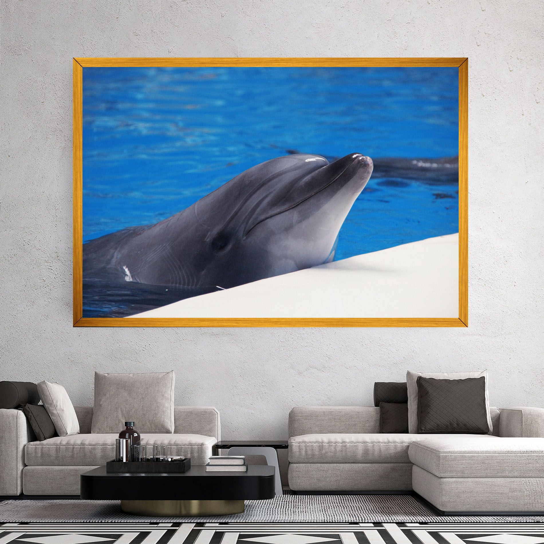 Cute Dolphin mockup 2