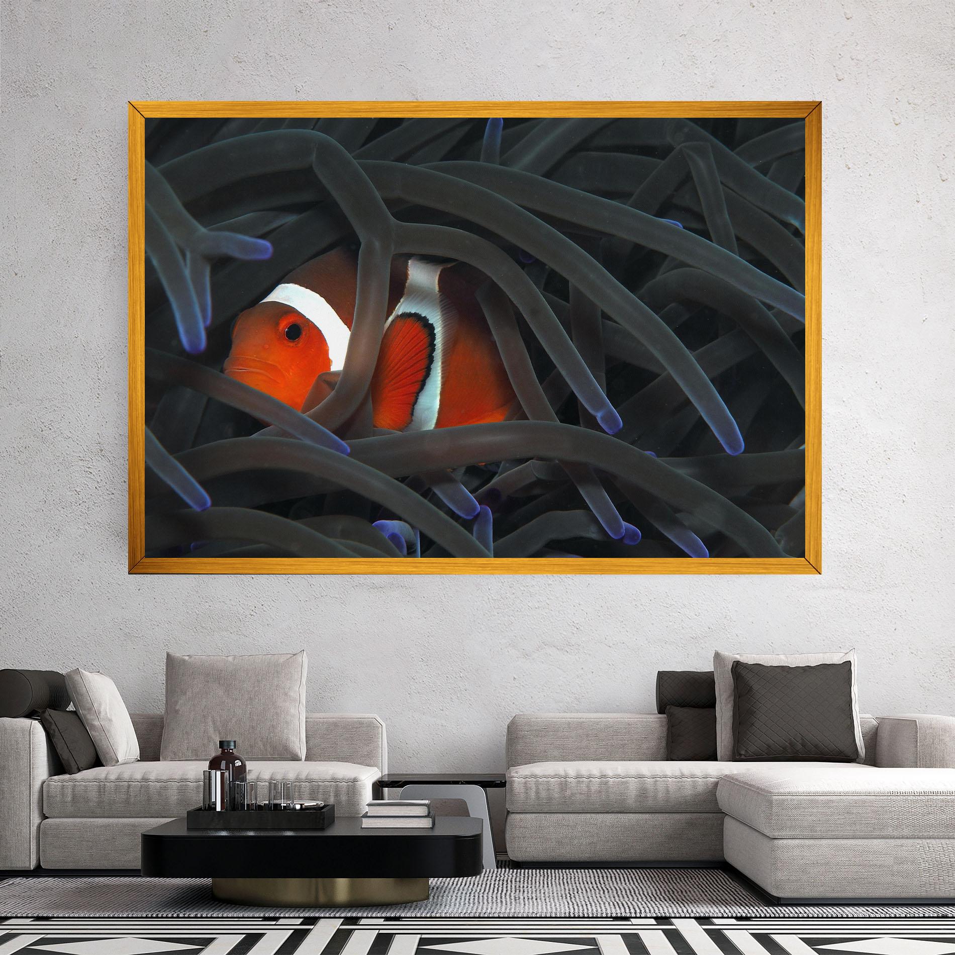 Tablou Canvas Nemo Hiding mockup 2