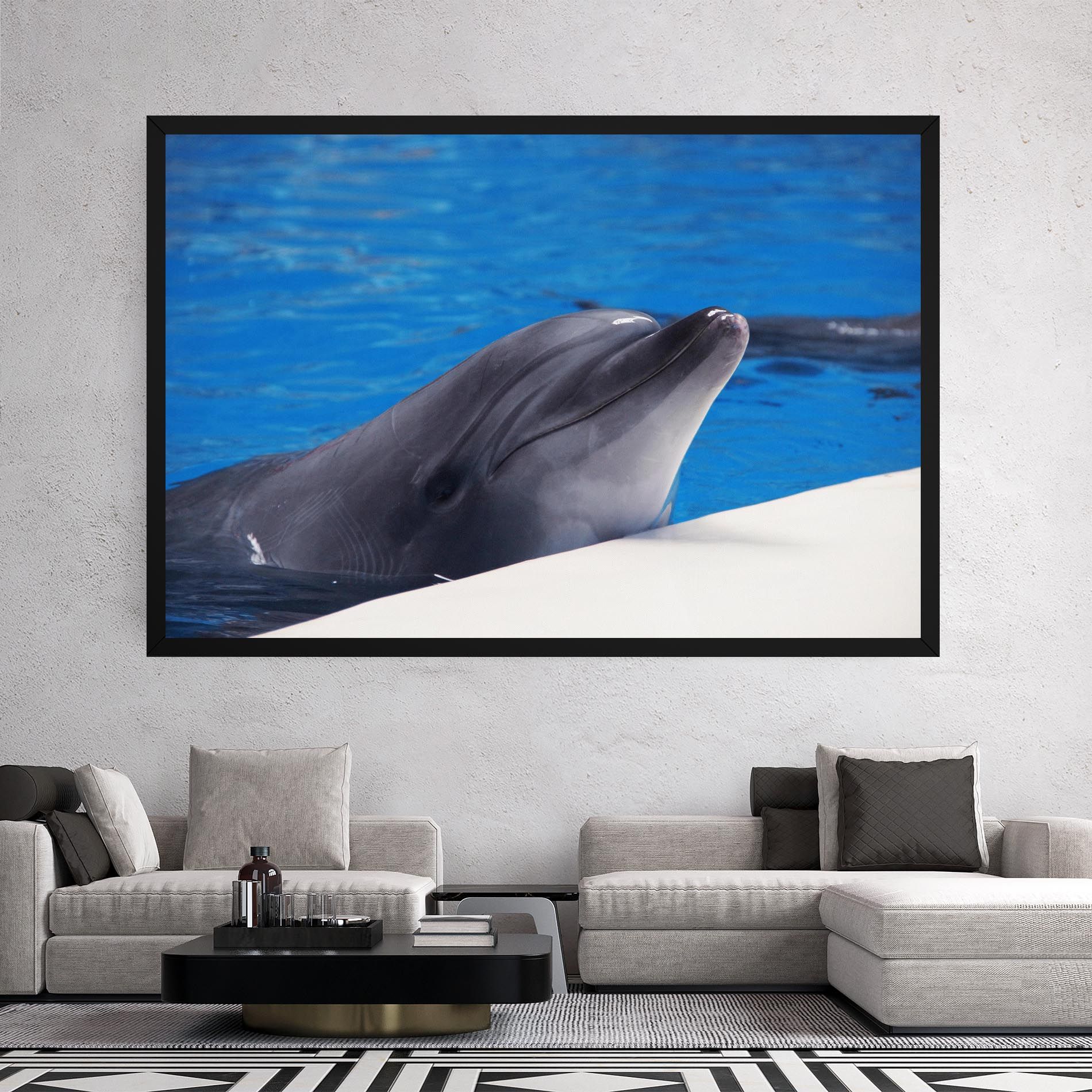 Cute Dolphin mockup 2
