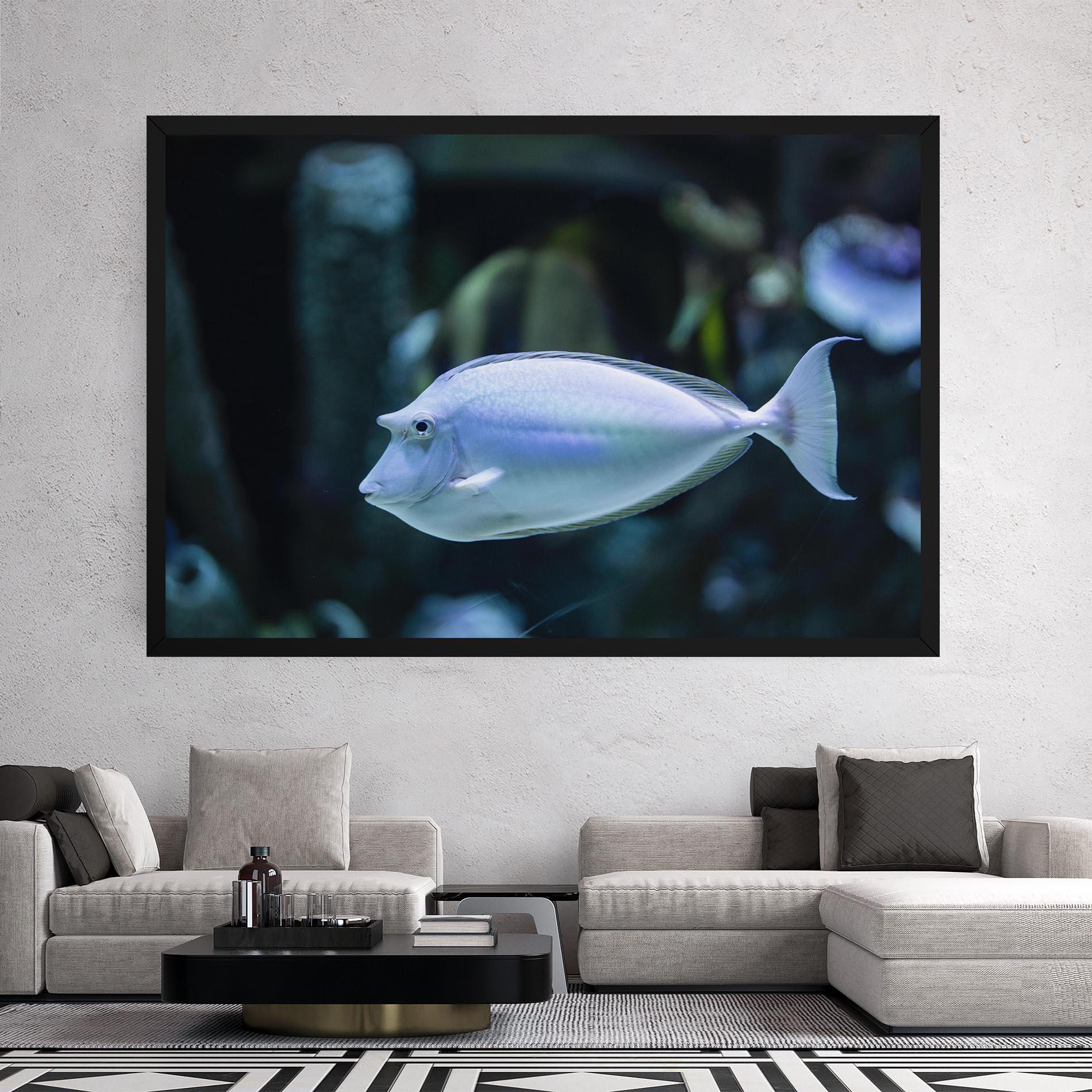 Tablou Canvas Funny Face Fish mockup 2