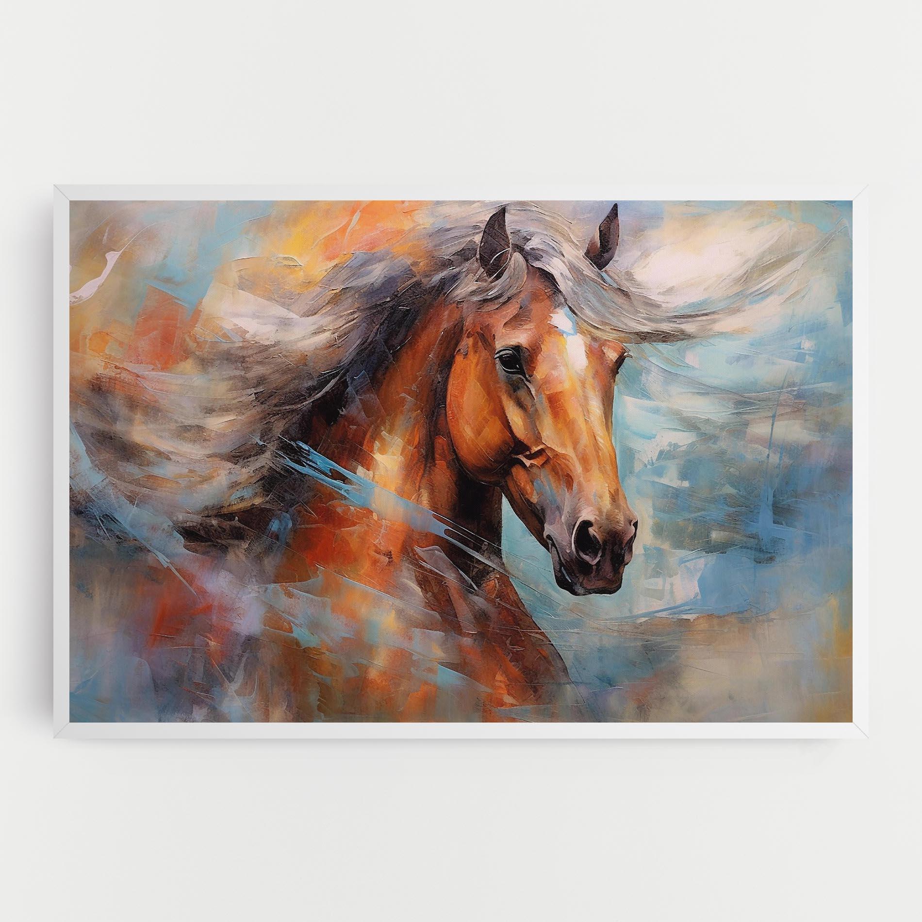Tablou Canvas Beautiful Brown Horse mockup 0