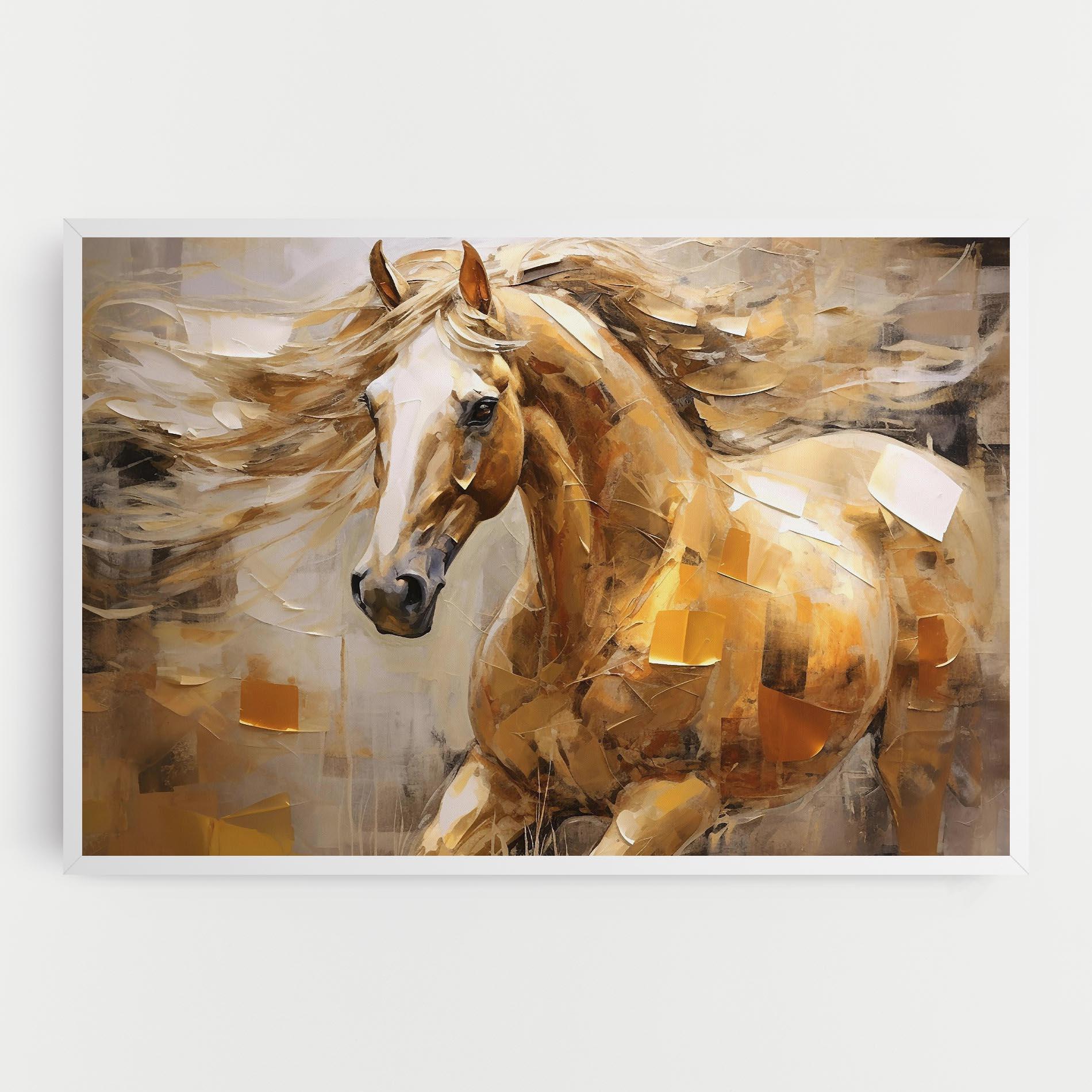 Tablou Canvas Light Brown Horse mockup 0