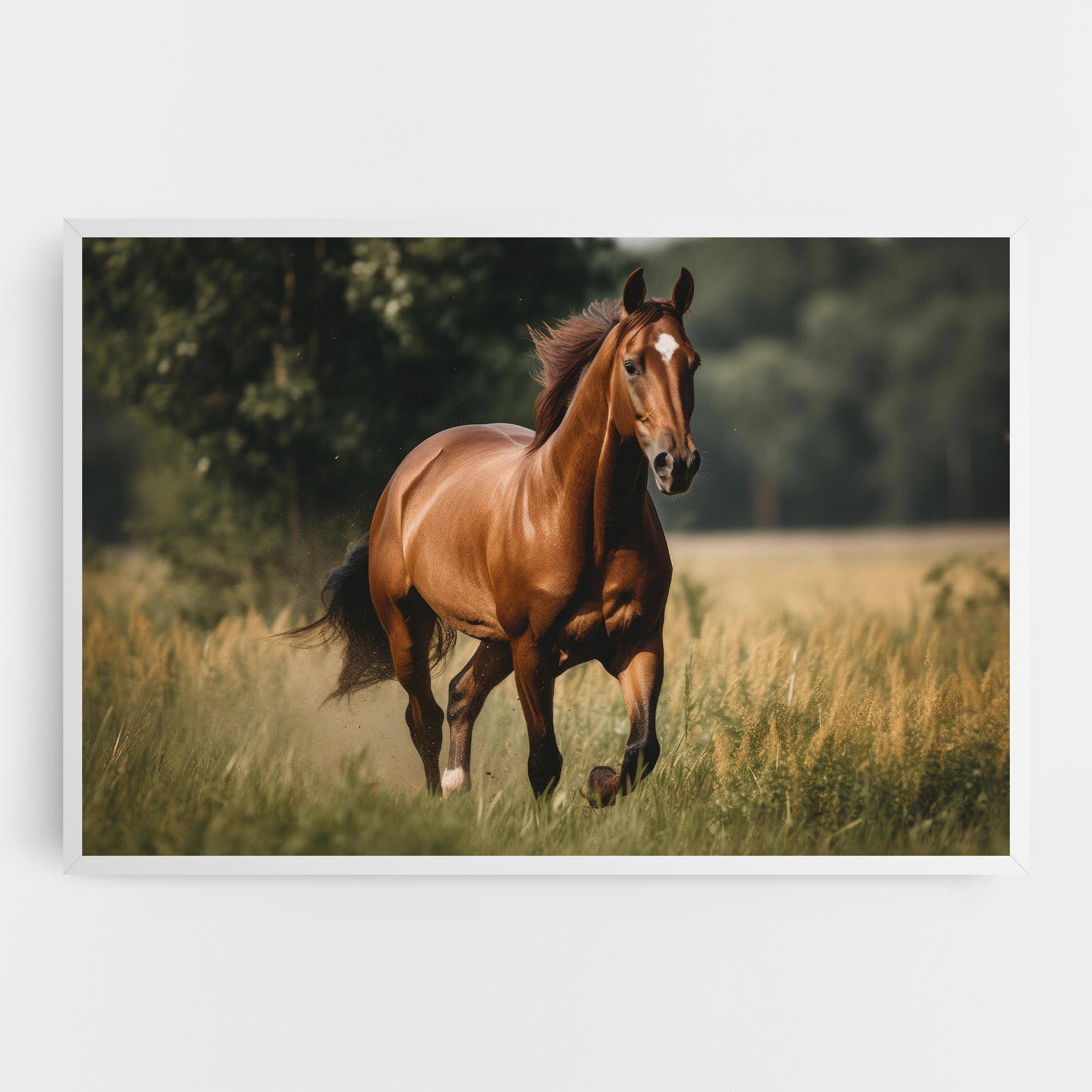 Tablou Canvas Wild Horse Running mockup 0