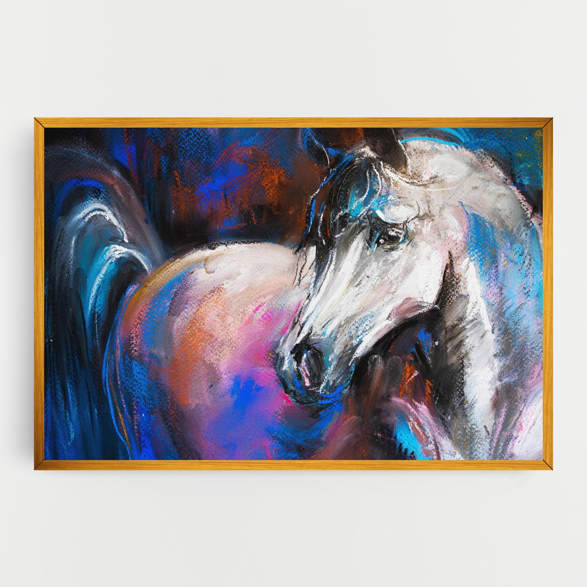 Tablou Canvas Shades Of Horse mockup 0