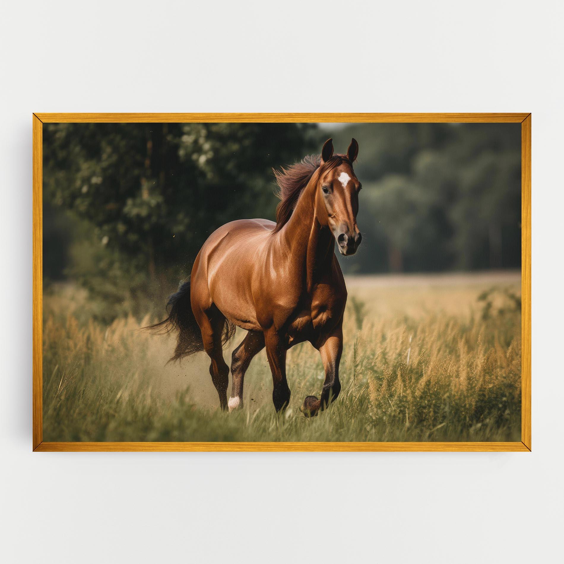 Tablou Canvas Wild Horse Running mockup 0