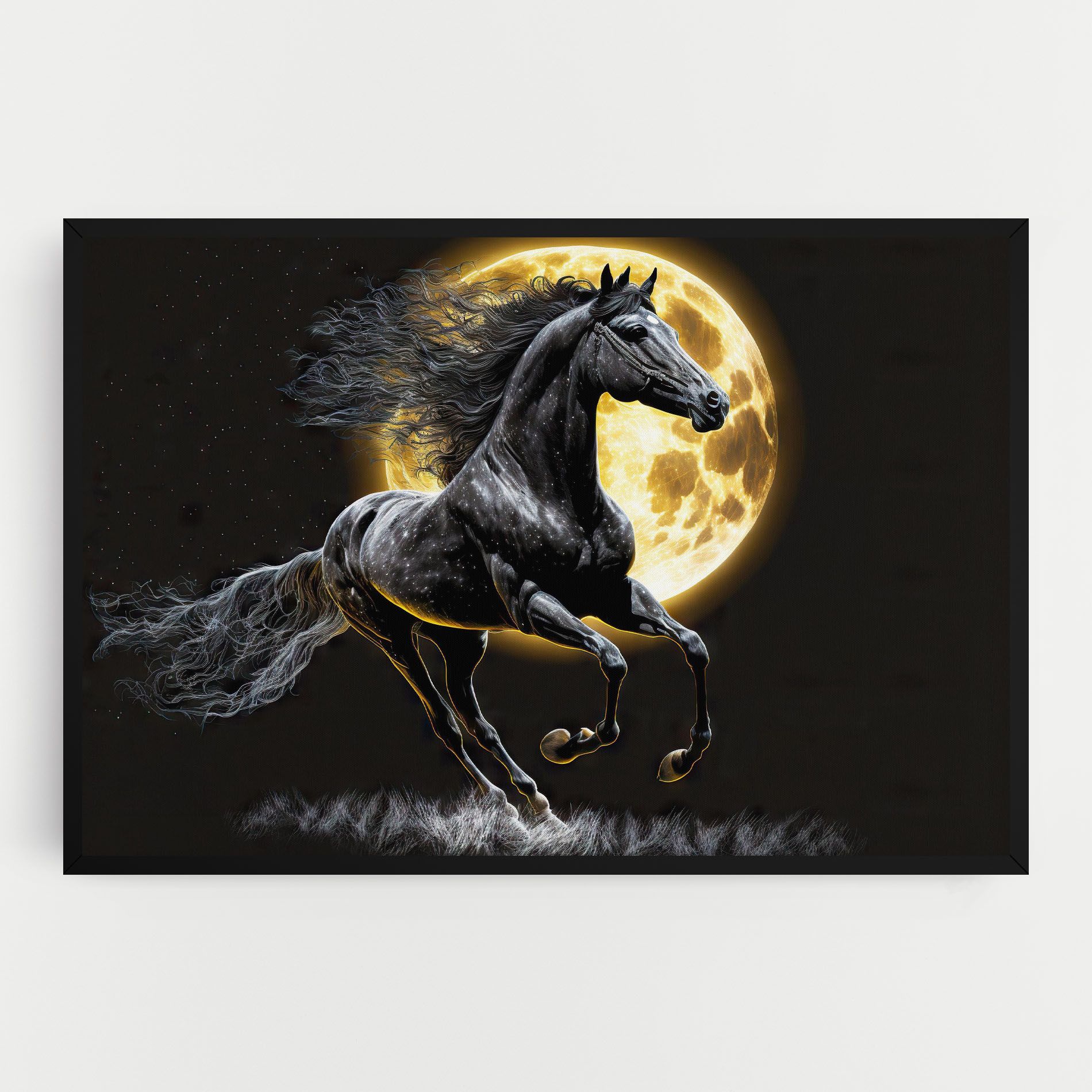 Gold Moon Horse mockup 0