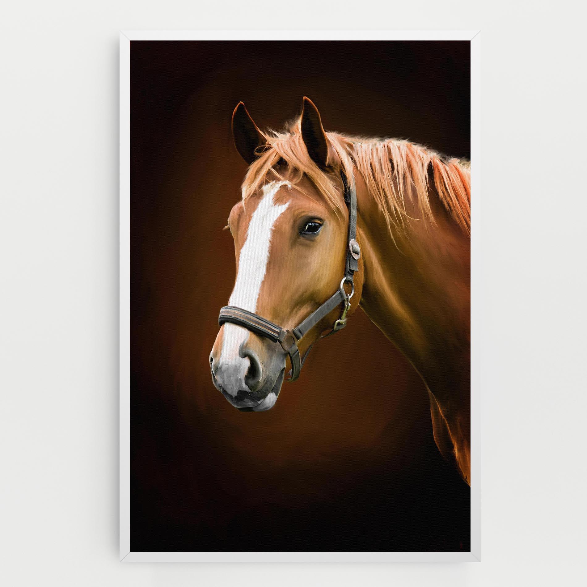 Tablou Canvas Digital Painted Horse mockup 0