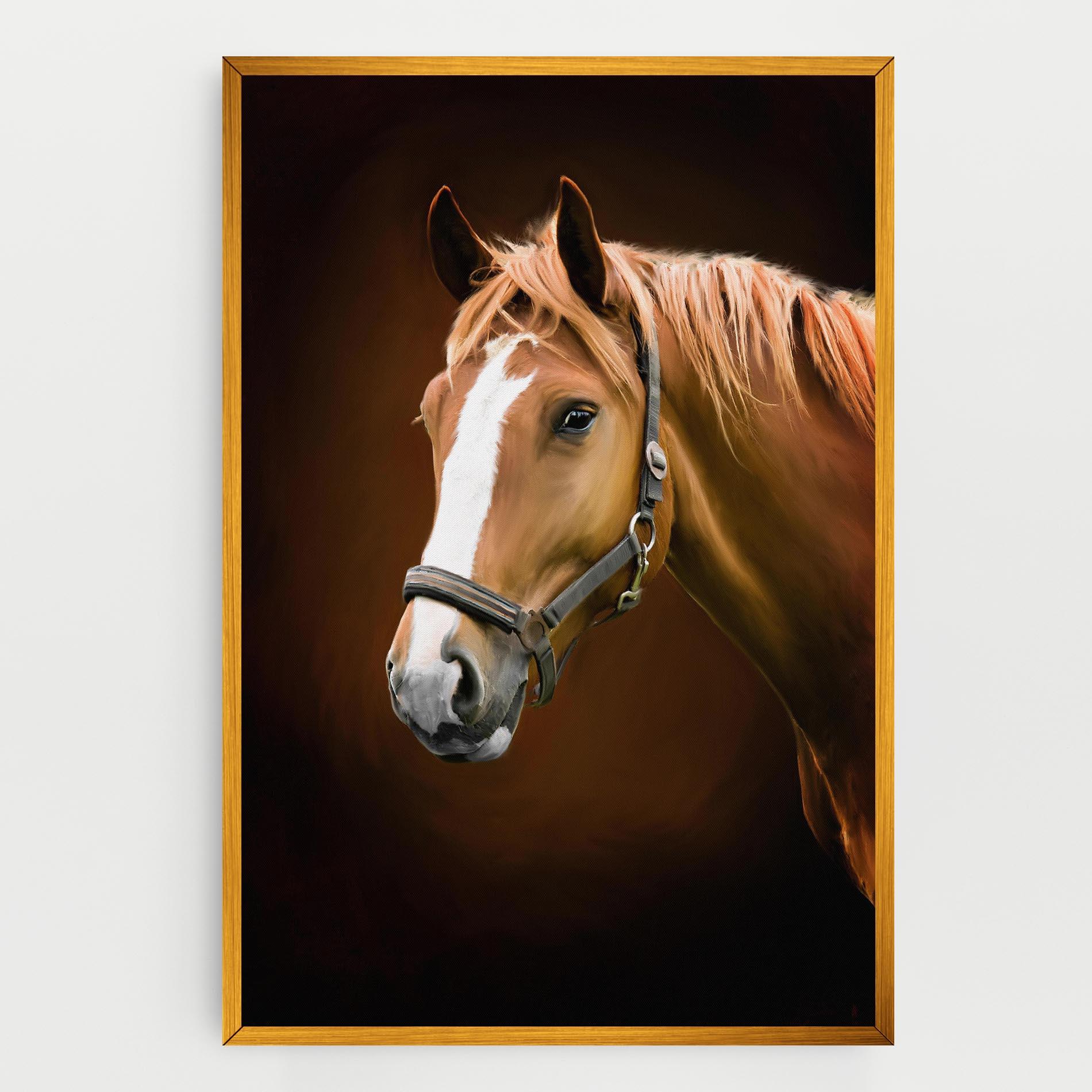 Tablou Canvas Digital Painted Horse mockup 0