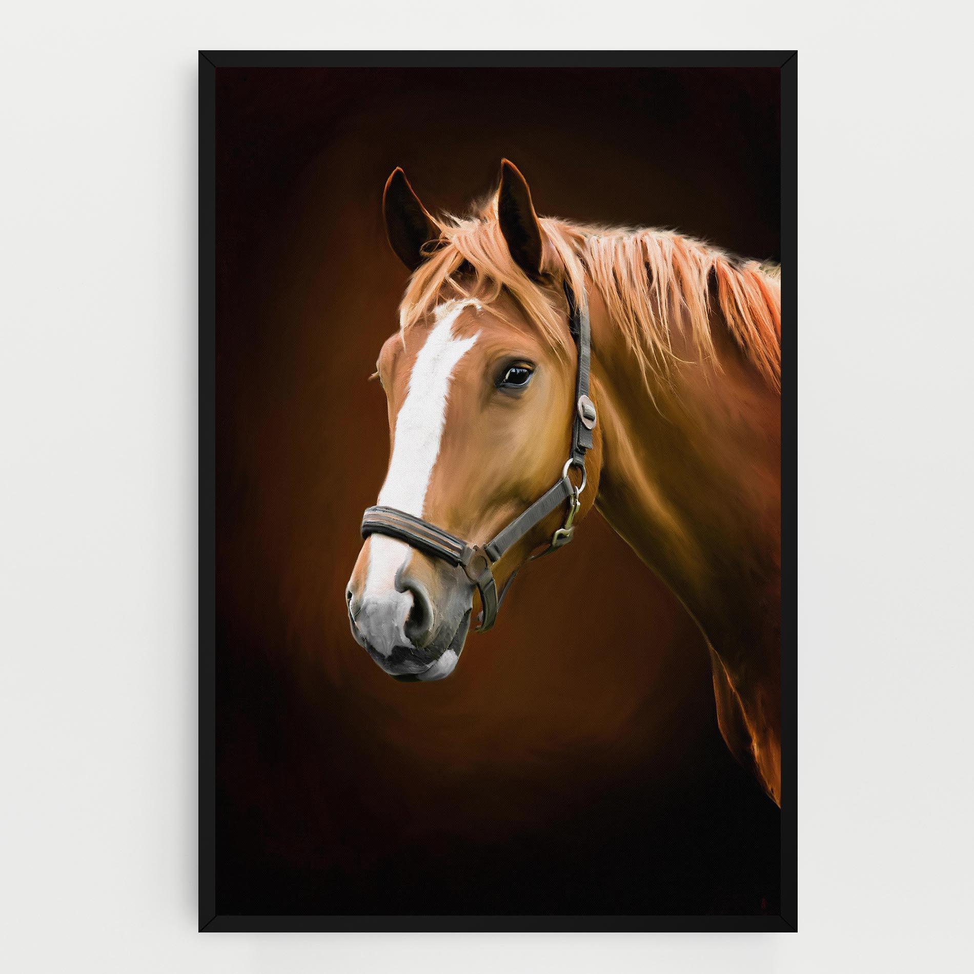 Tablou Canvas Digital Painted Horse mockup 0