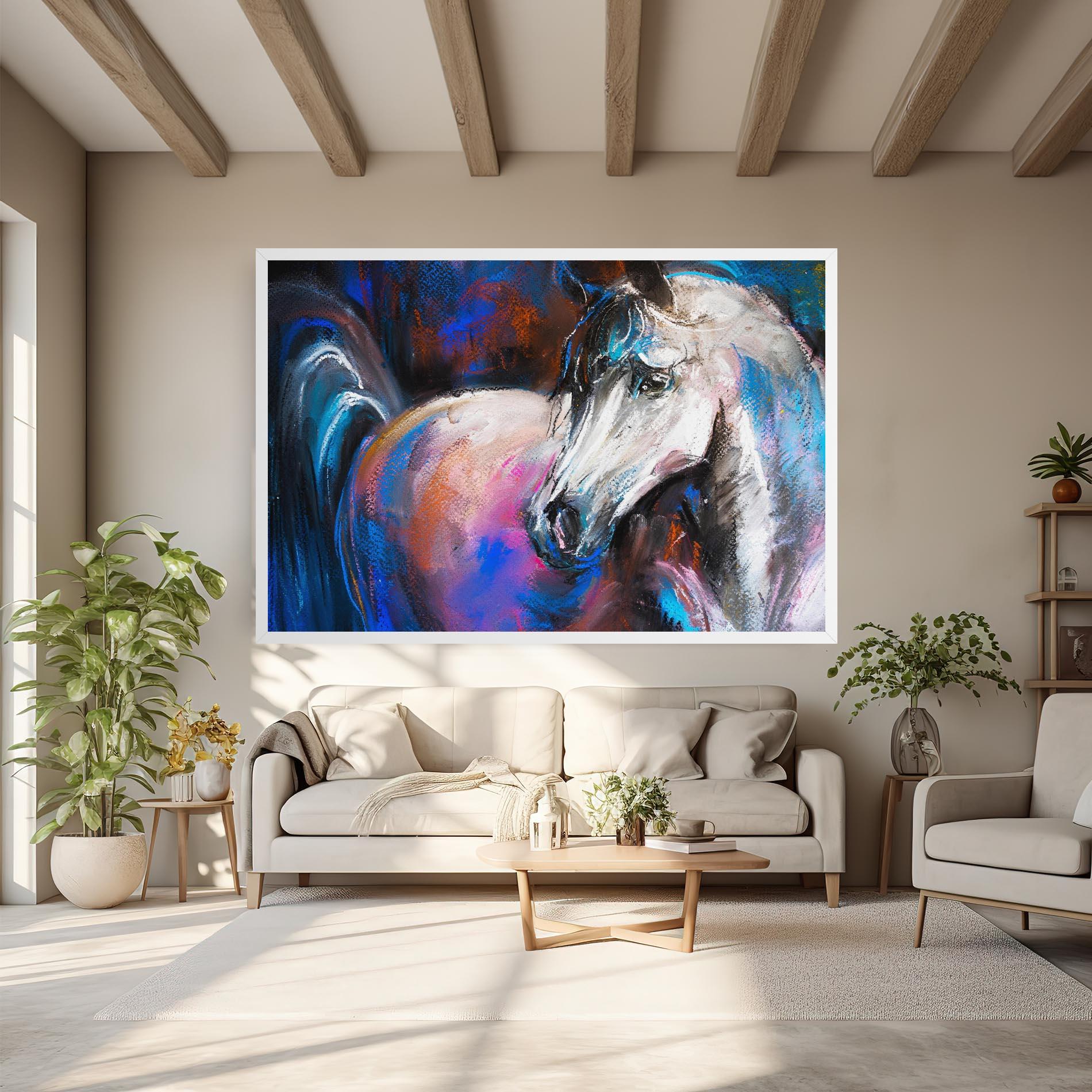 Tablou Canvas Shades Of Horse mockup 6