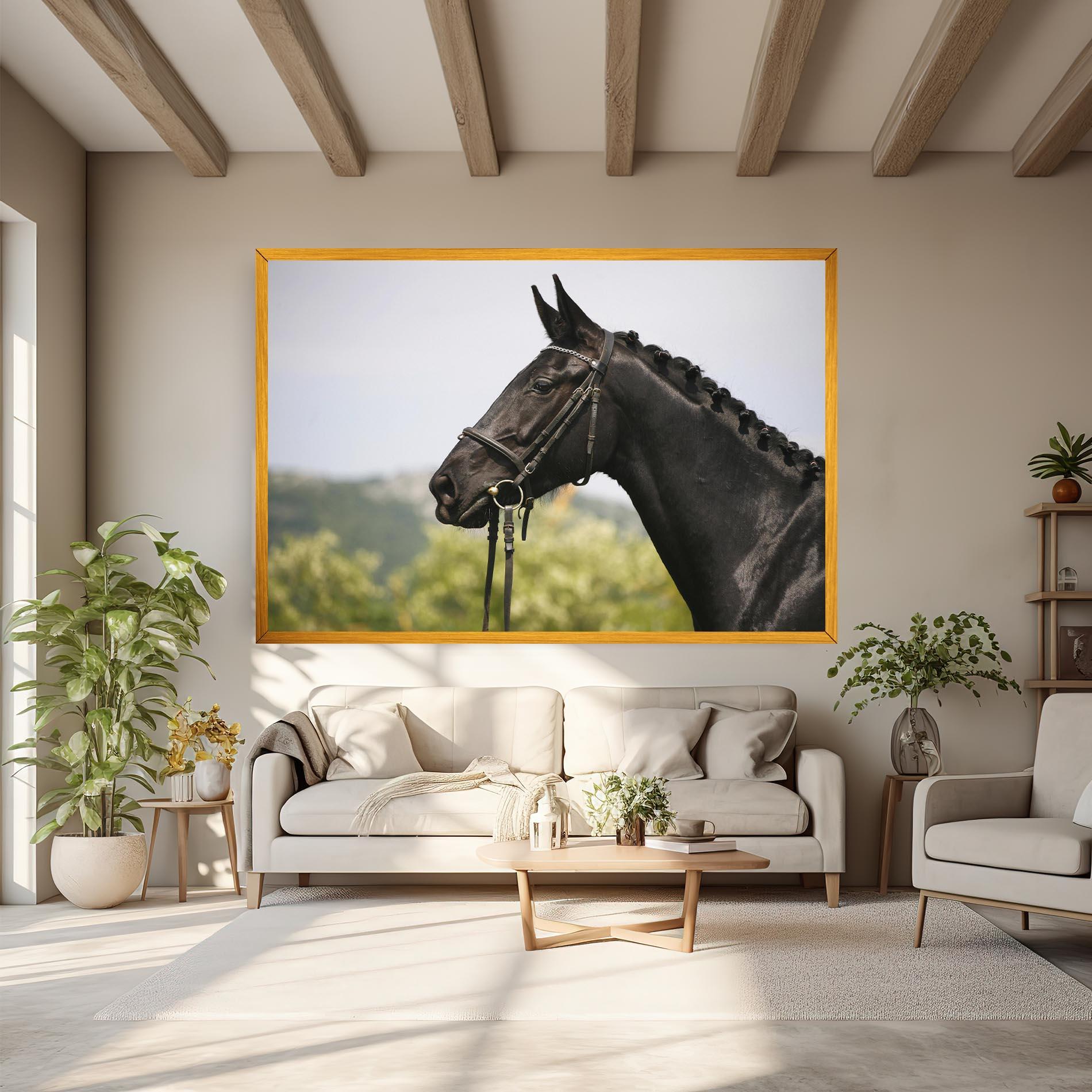 Tablou Canvas Big Ear Horse mockup 6