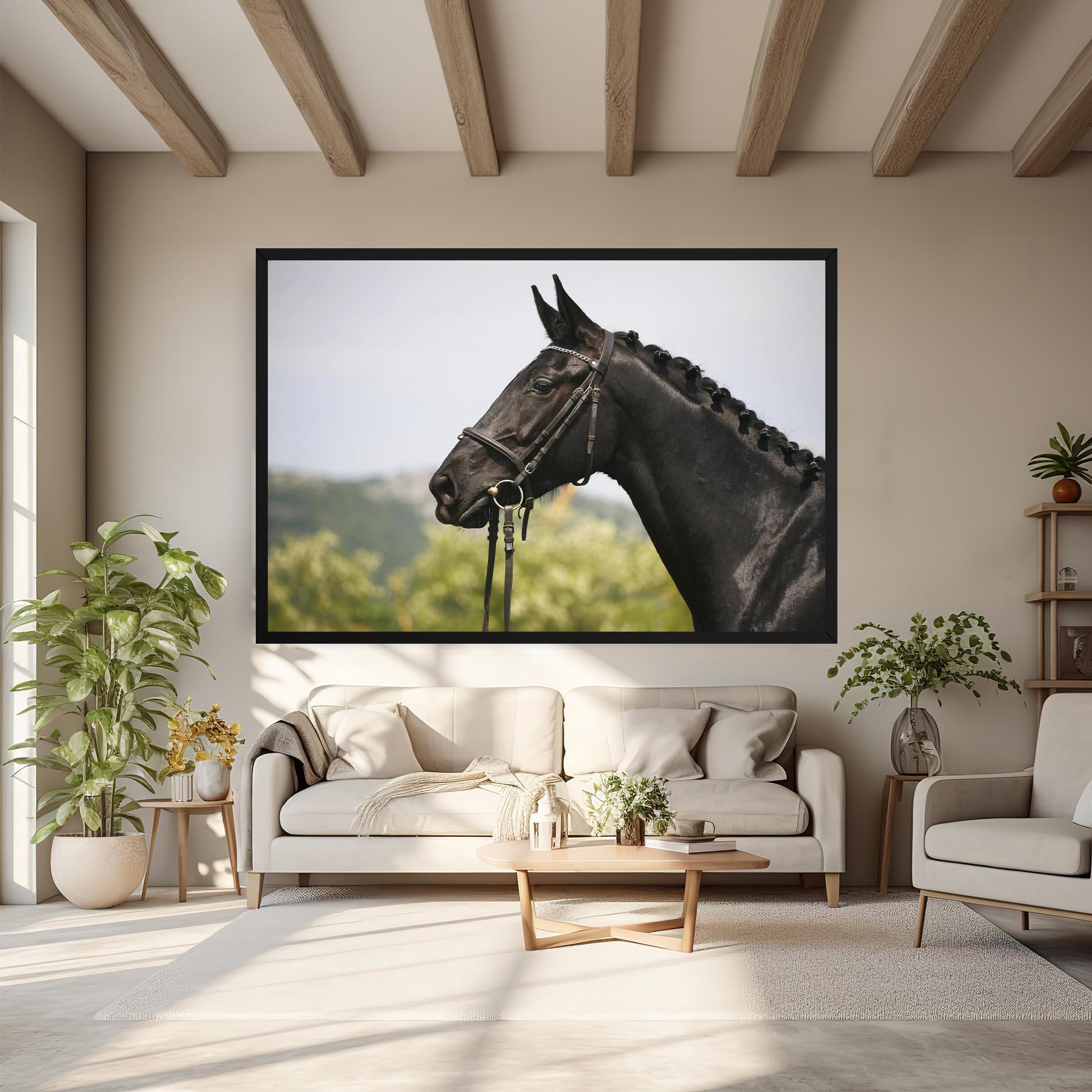 Tablou Canvas Big Ear Horse mockup 6