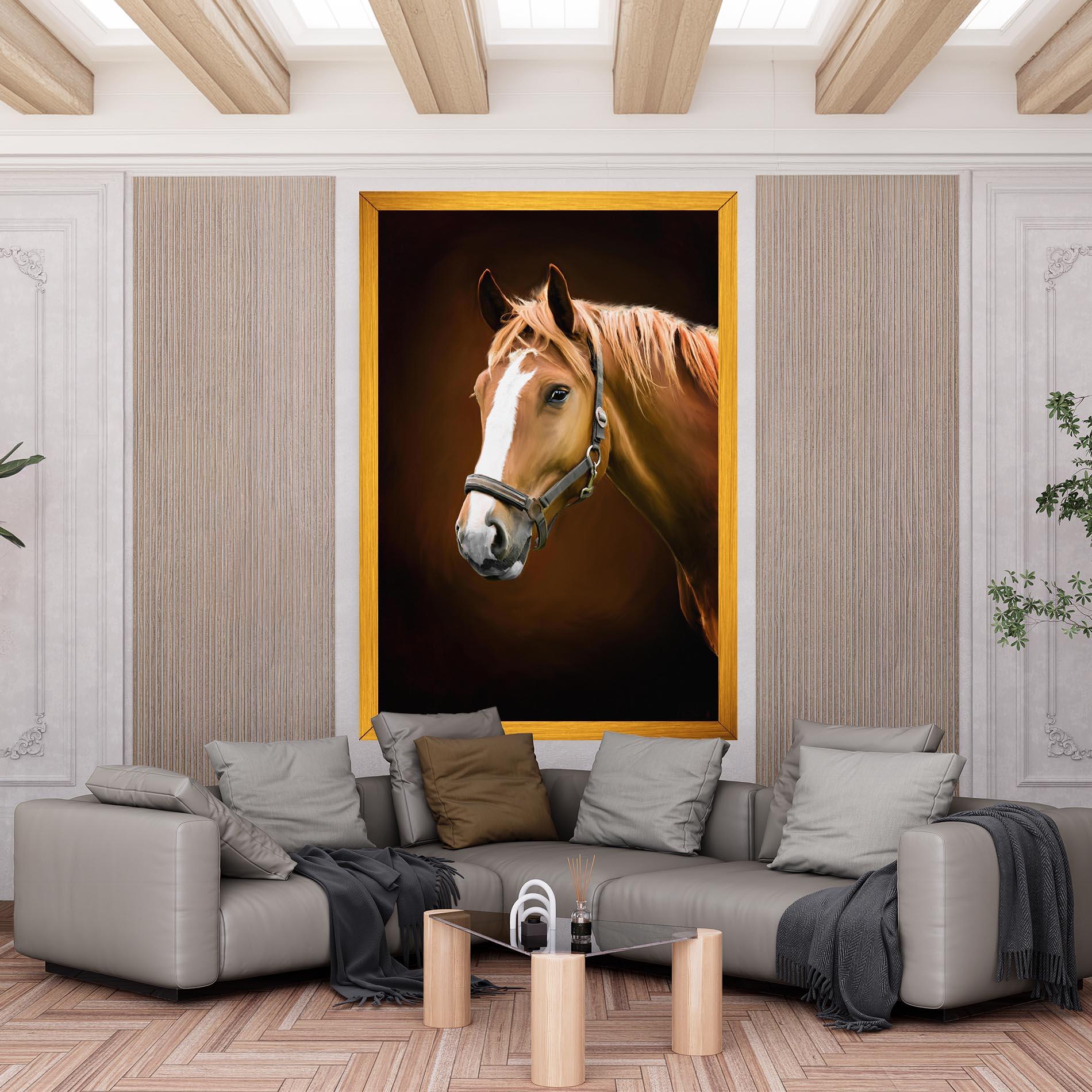 Tablou Canvas Digital Painted Horse mockup 6
