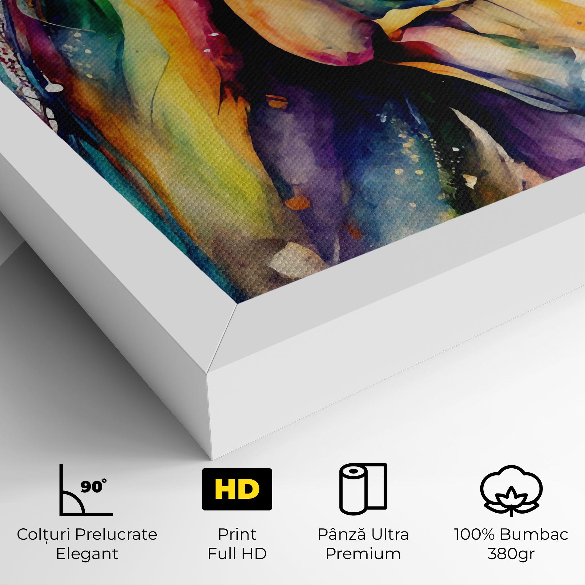 Tablou Canvas Colorful Horse mockup 4