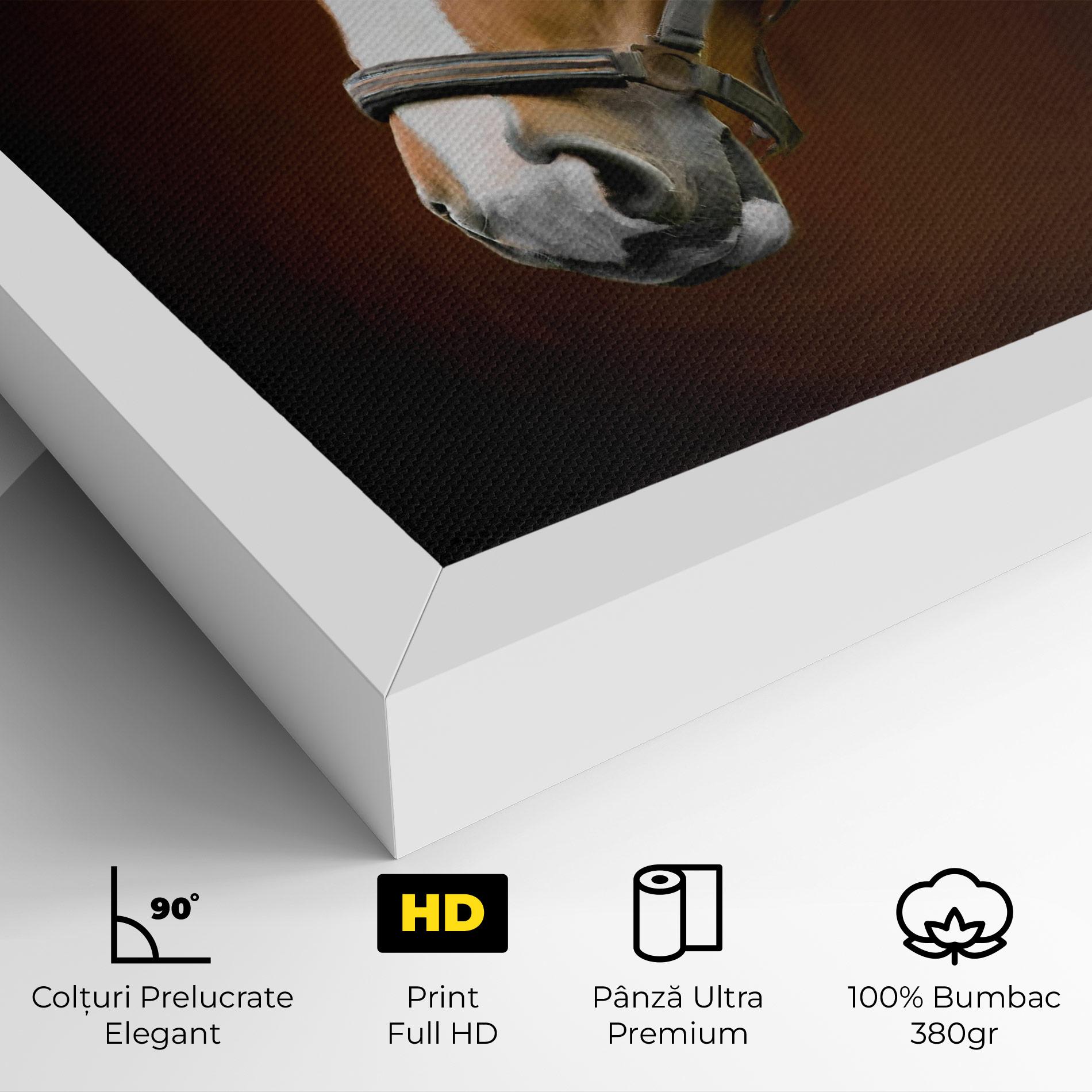 Tablou Canvas Digital Painted Horse mockup 4