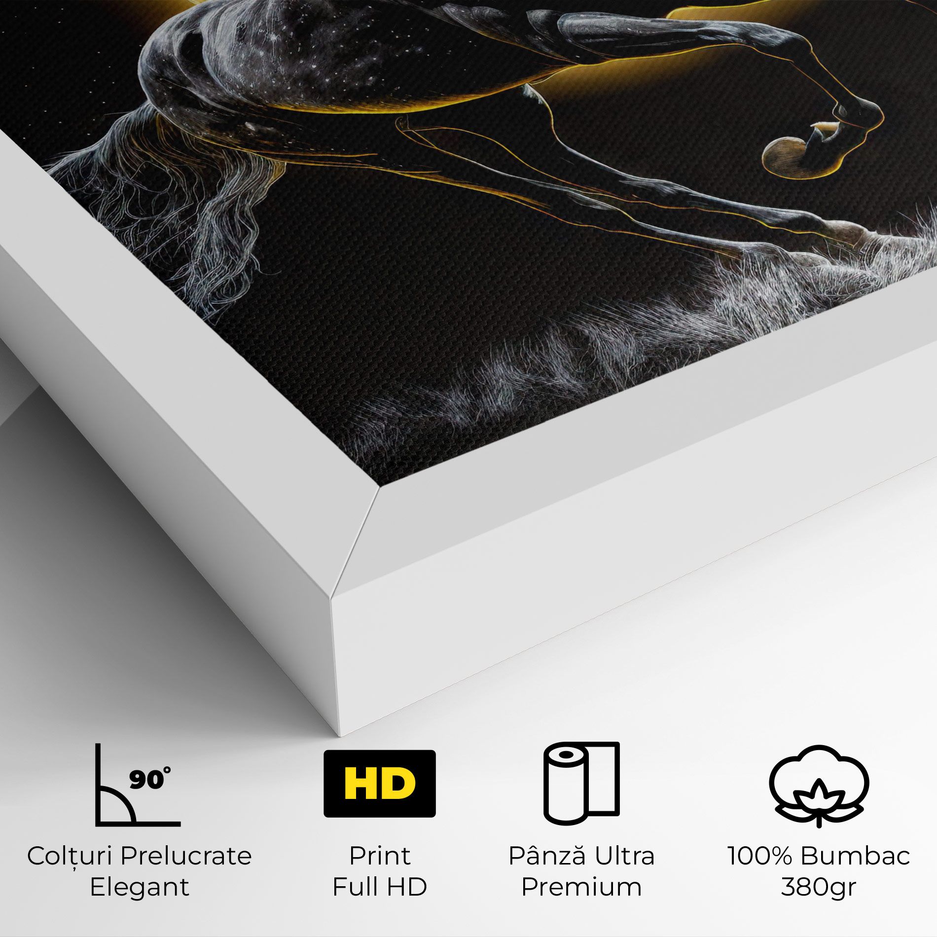 Gold Moon Horse mockup 4